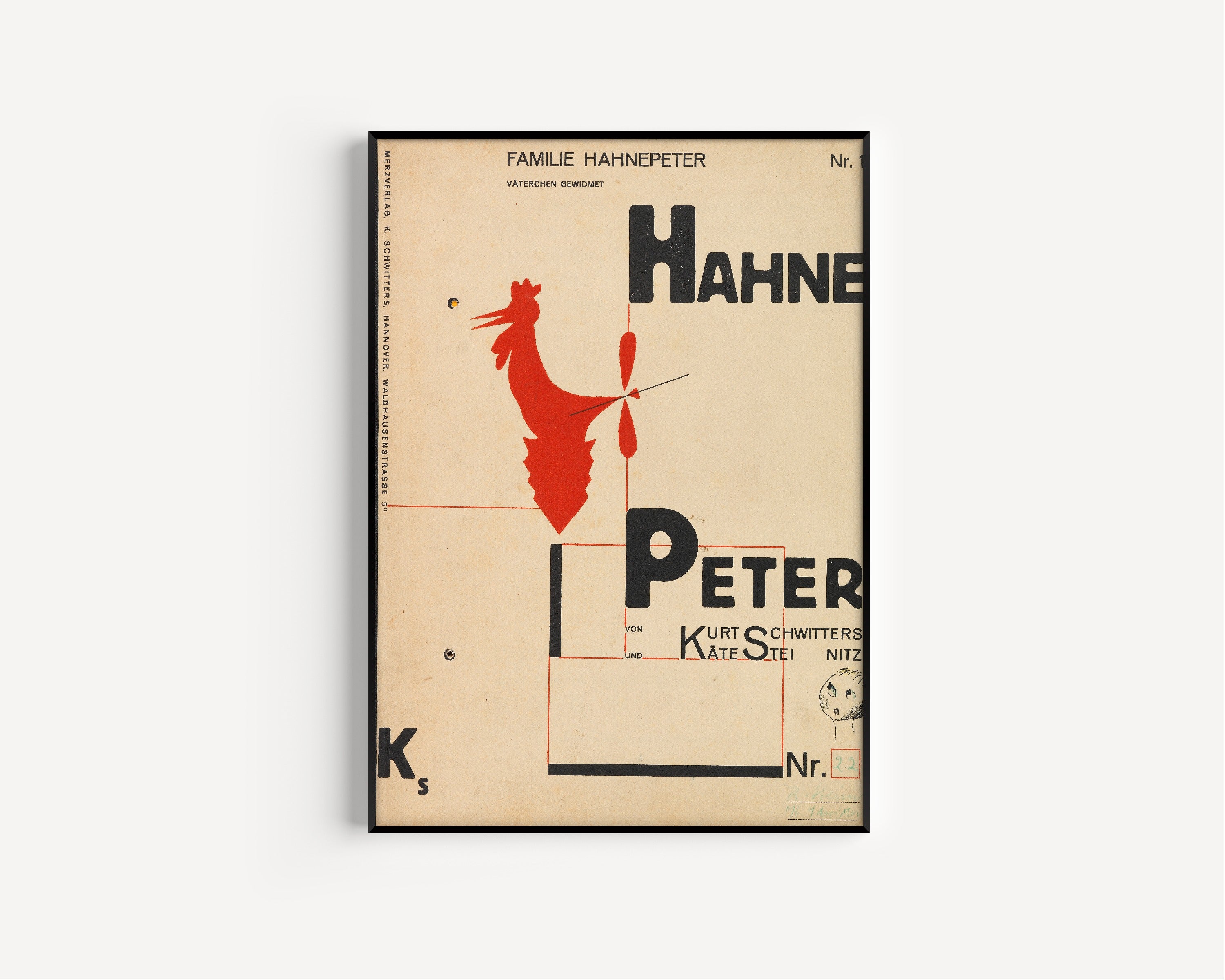 Kurt Schwitters — Hahne Peter | Fine Art Print
