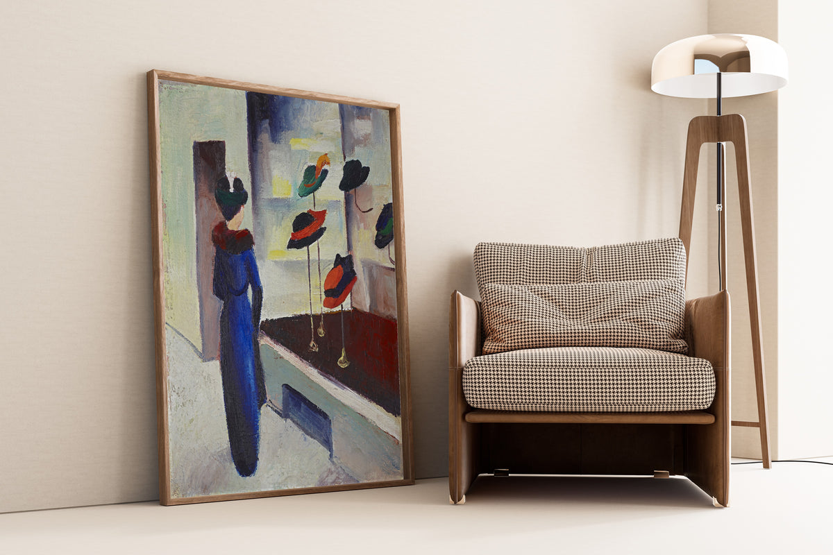 August Macke — Milliner's Shop (Hutladen) | Expressionist Fine Art Print