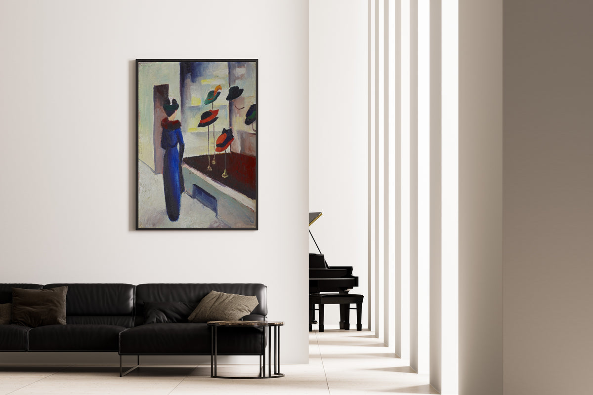 August Macke — Milliner's Shop (Hutladen) | Expressionist Fine Art Print