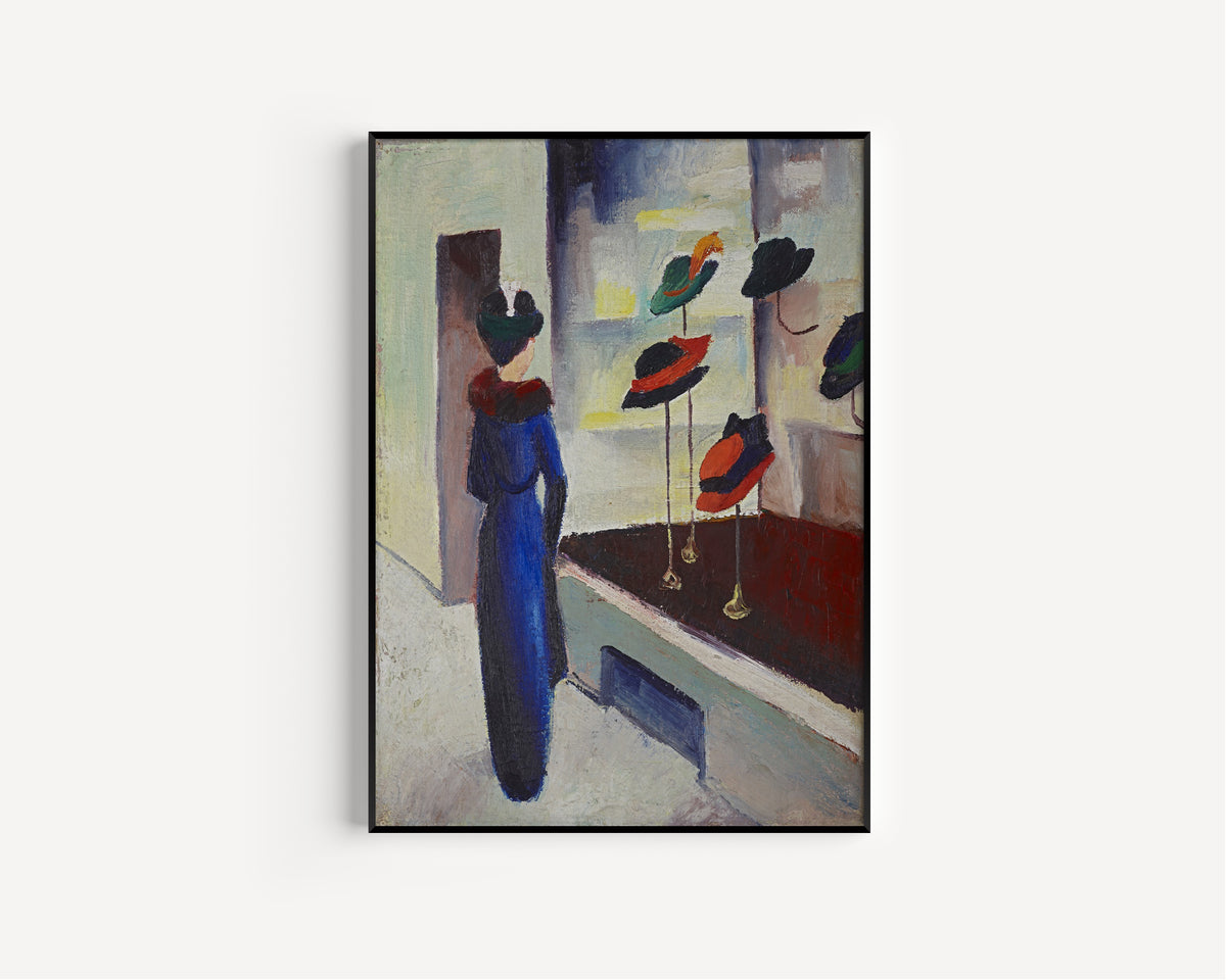 August Macke — Milliner's Shop (Hutladen) | Expressionist Fine Art Print