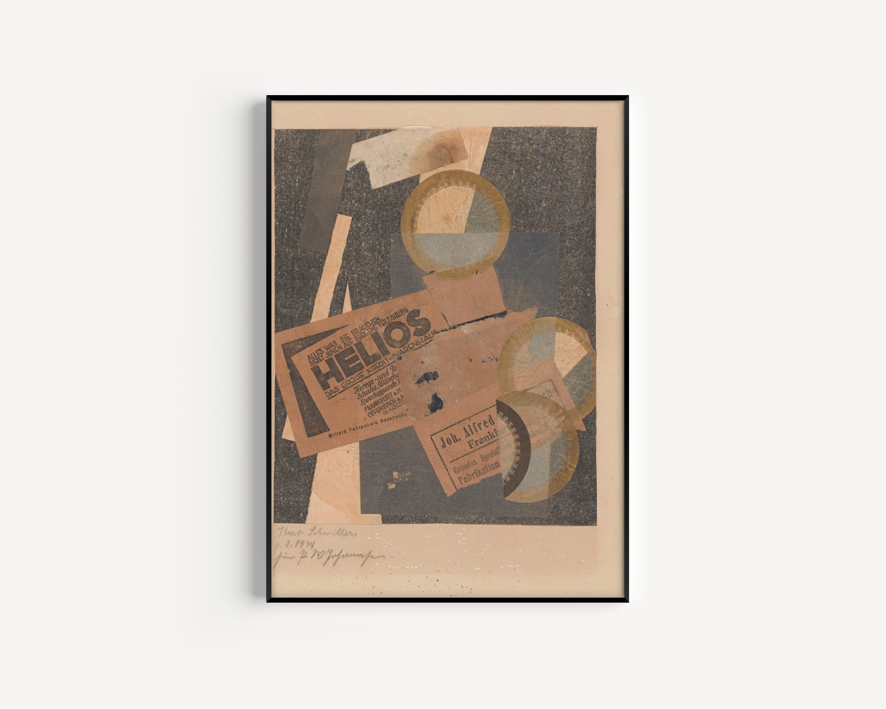 Kurt Schwitters — Helios | Fine Art Print