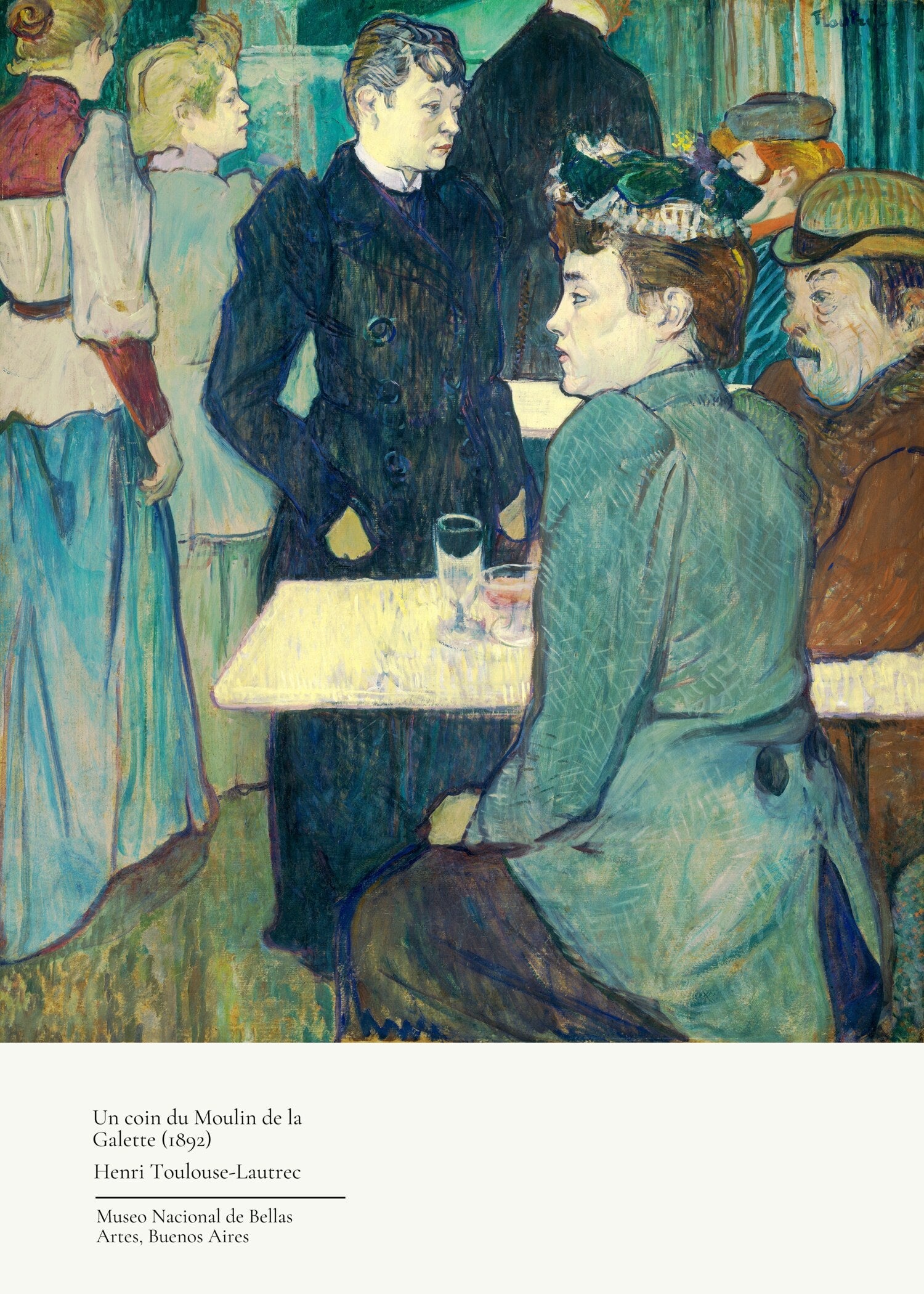 Henri de Toulouse-Lautrec — Au Coin du Moulin de la Galette | Fine Art Print - 9ArtPrints