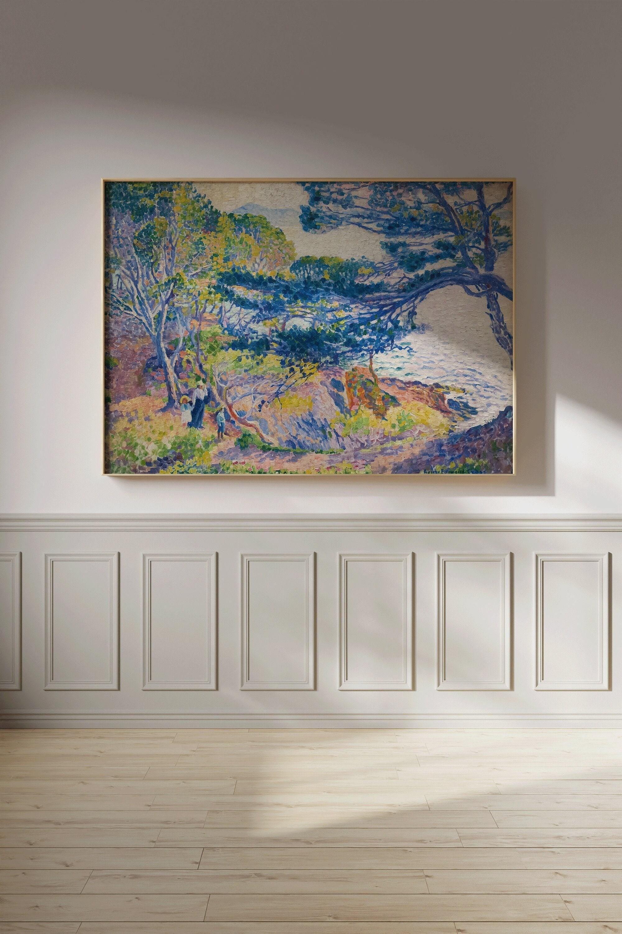 Henri - Edmond Cross - Cape Layet, Provence | Famous Impressionist Art