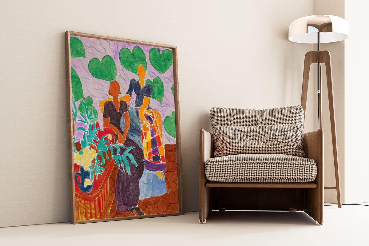 Henri Matisse — Black Dress and Violet Dress | Fine Art Print - 9ArtPrints