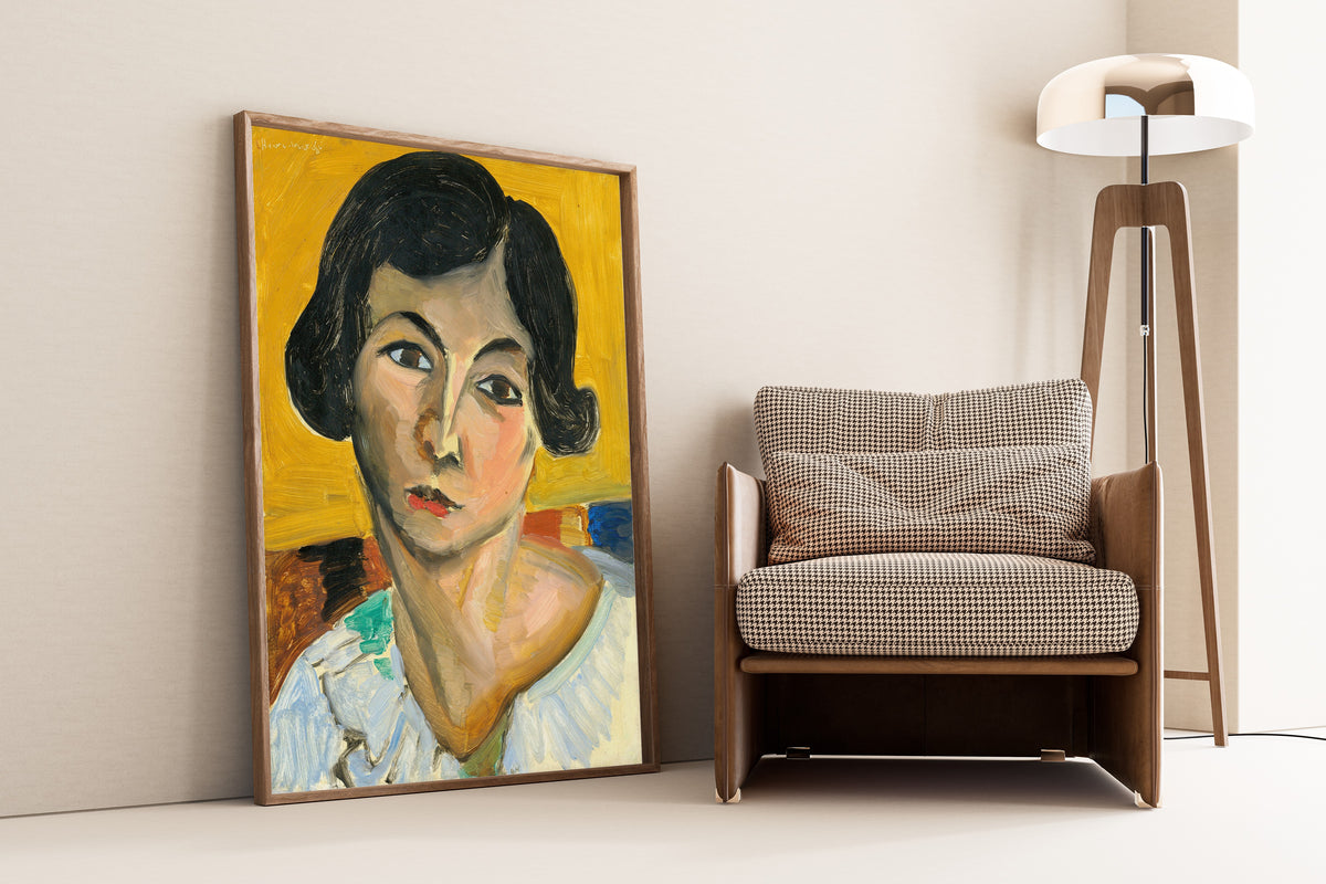 Henri Matisse — Head of a Woman Leaning (Lorette) | Fine Art Print - 9ArtPrints
