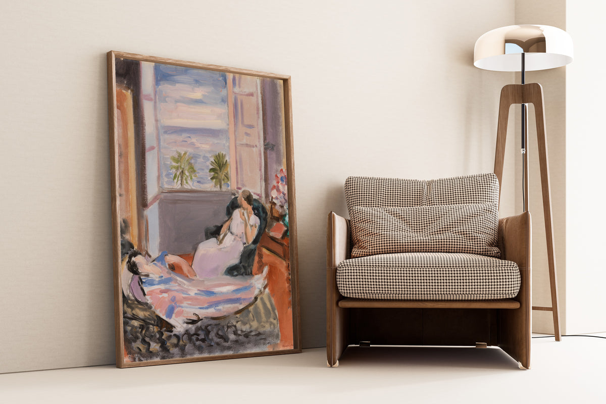 Henri Matisse — Interior with Two Figures, Open Window | Fine Art Print - 9ArtPrints