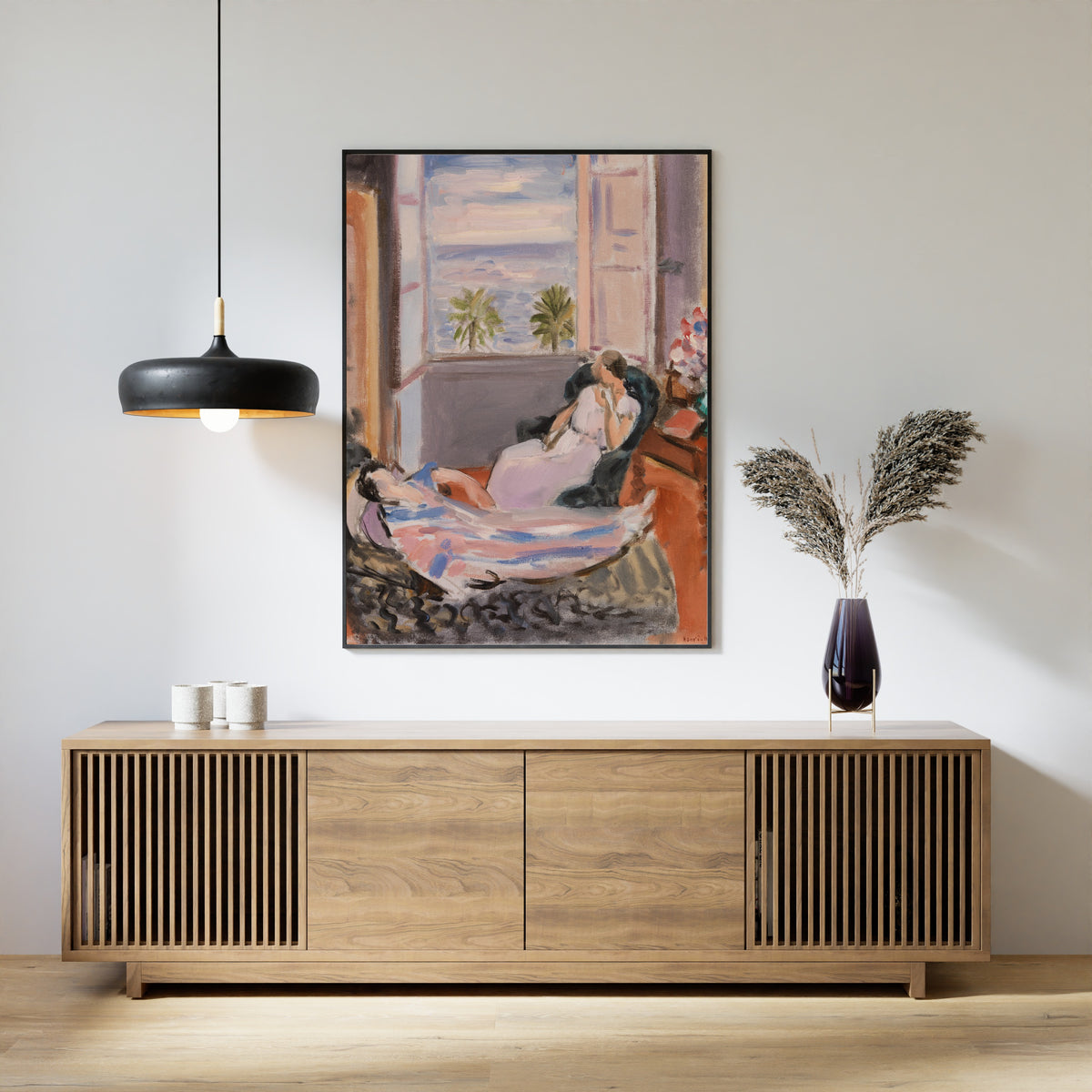 Henri Matisse — Interior with Two Figures, Open Window | Fine Art Print - 9ArtPrints