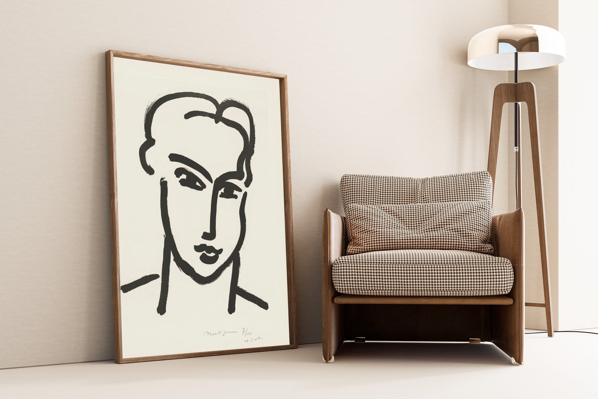 Henri Matisse — Large Head of Katia | Fine Art Print - 9ArtPrints