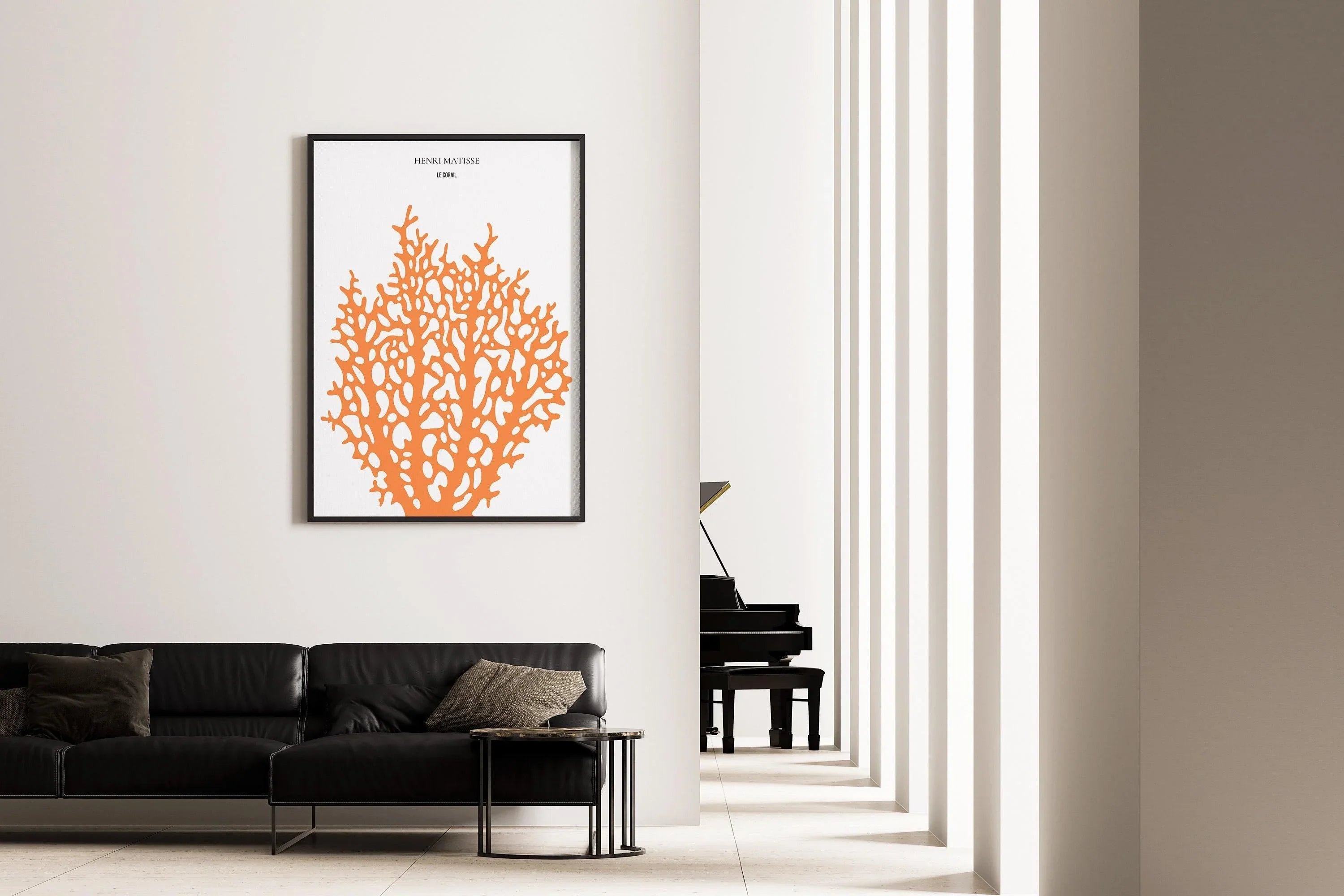 Henri Matisse - Le Corail 'Coral' | Exhibition Poster in Orange