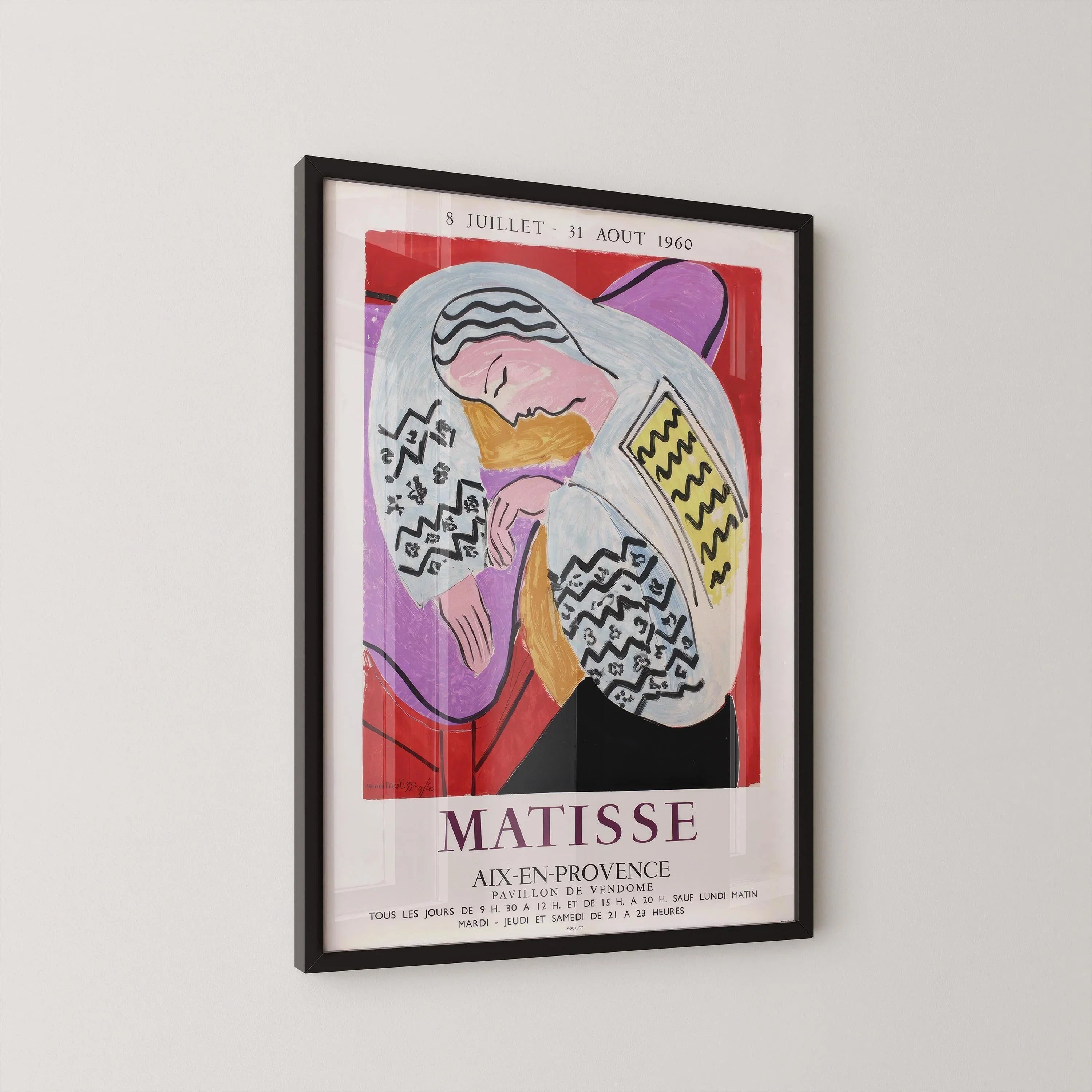 Henri Matisse - Le Rêve Exhibition Giclee Print (Framed or Unframed) - 9ArtPrints