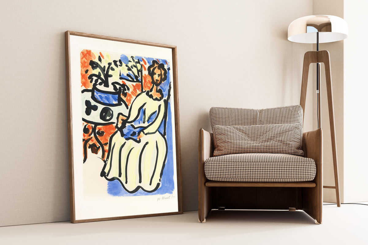 Henri Matisse — Marie-José in a Yellow Dress | Fine Art Print - 9ArtPrints