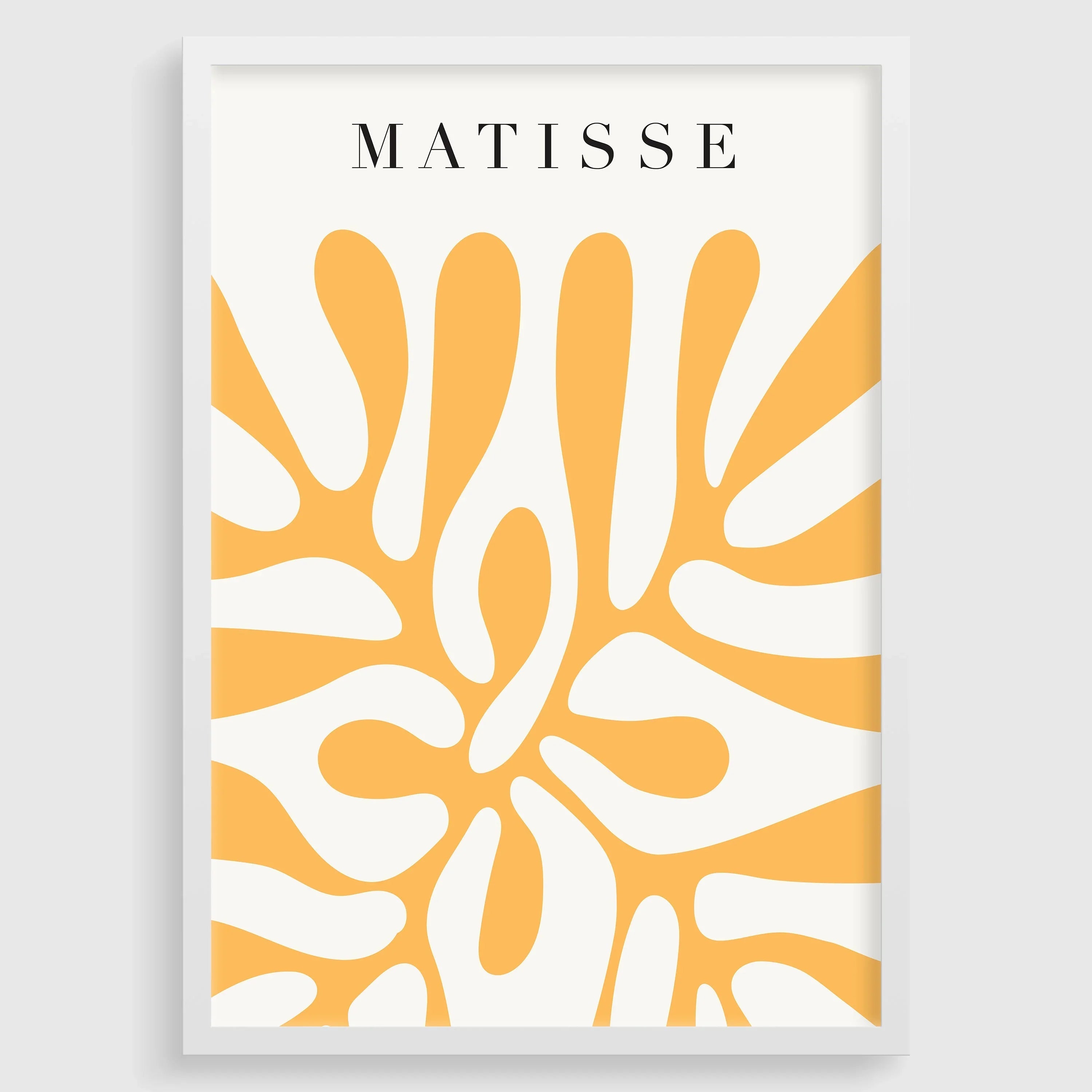 Henri Matisse - Papier Decoupes in Yellow | Famous Art (available handframed or unframed) - 9ArtPrints