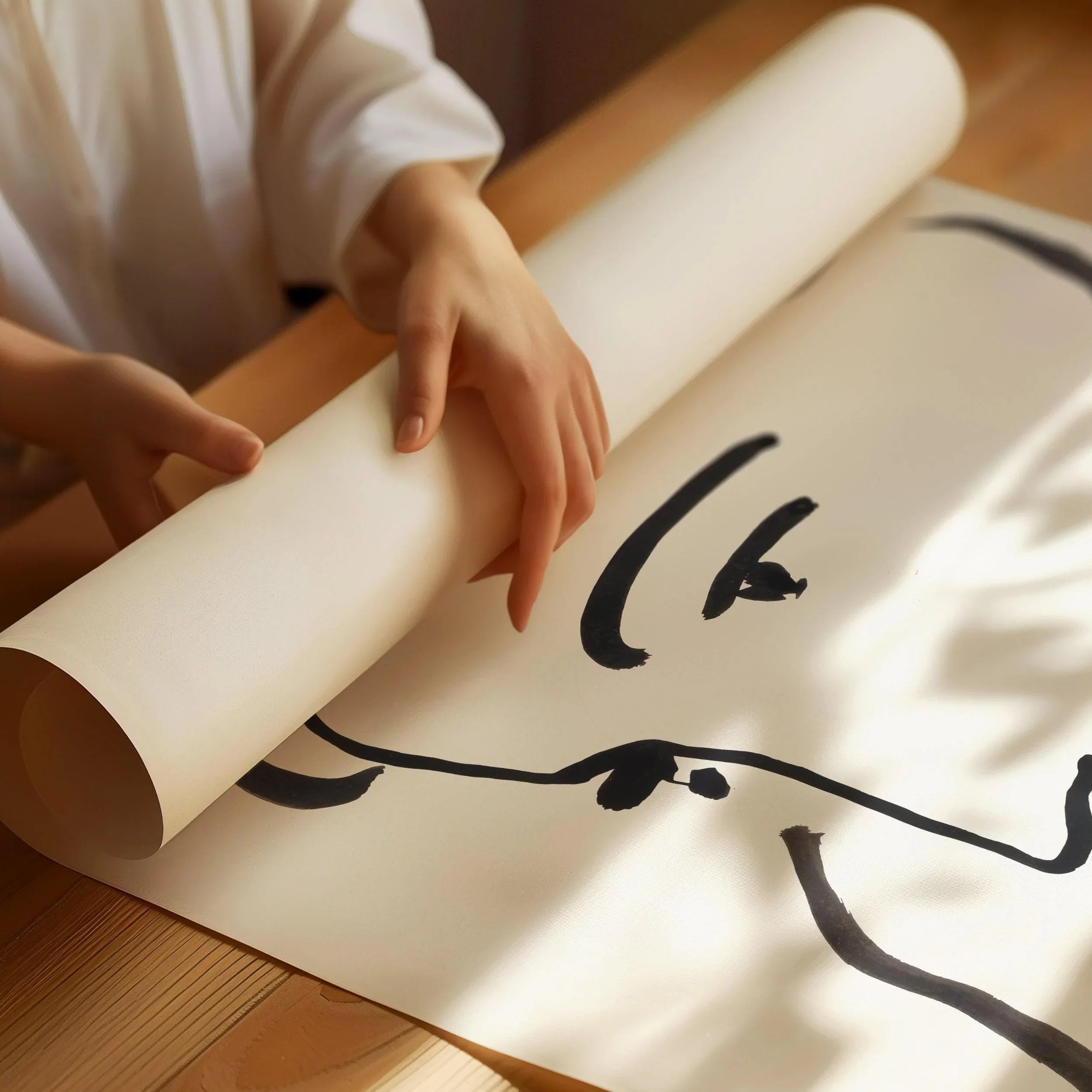 Henri Matisse - Profile of a Woman | Famous Sketch Art (available handframed or unframed) - 9ArtPrints