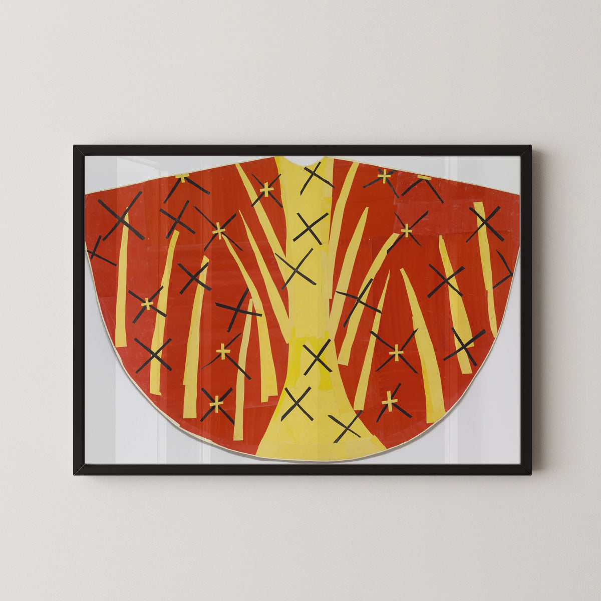 Henri Matisse — Red Chasuble, maquette | Papiers Découpés Fine Art Print - 9ArtPrints