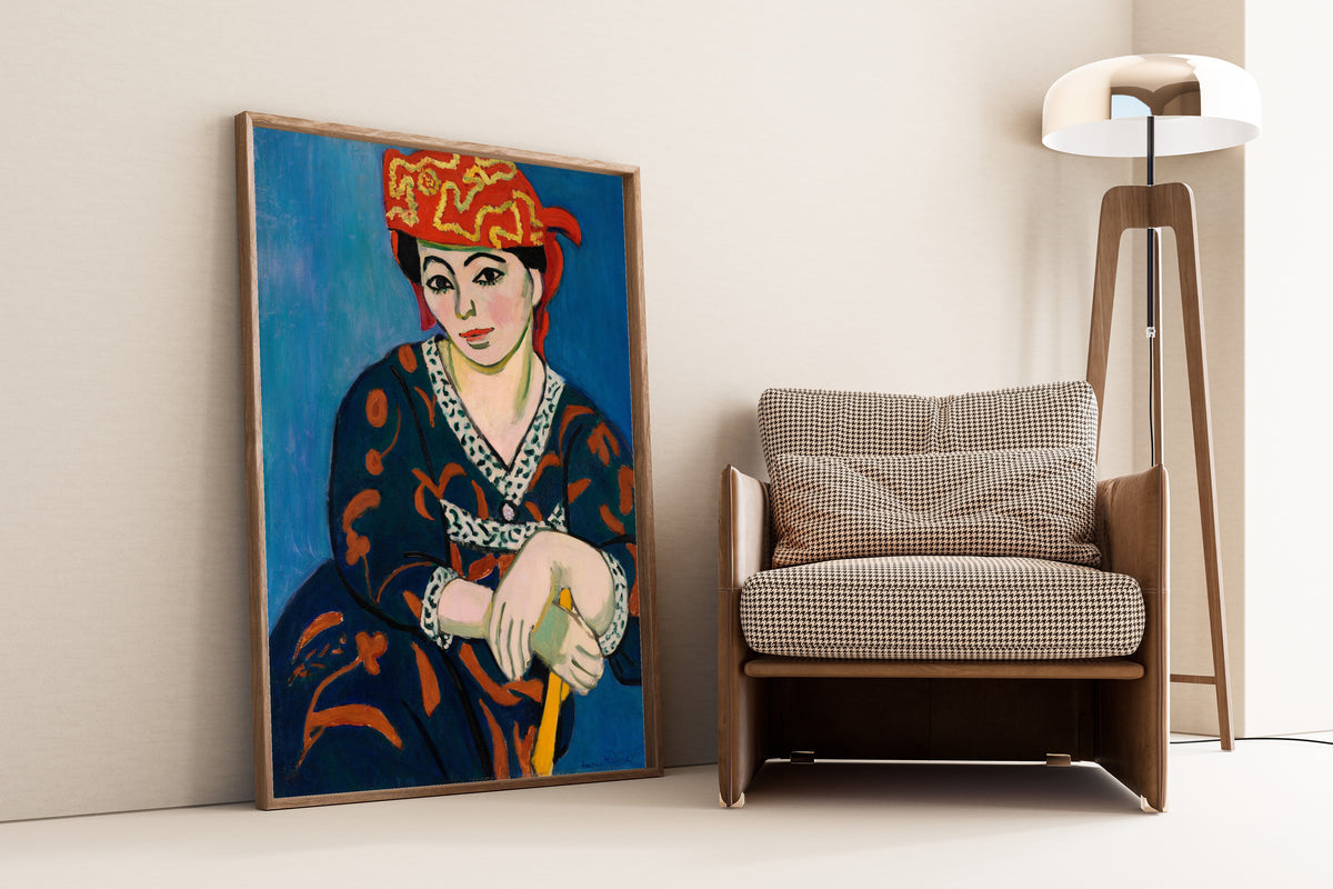 Henri Matisse — Red Madras Headdress (Le Madras rouge) | Fine Art Print - 9ArtPrints