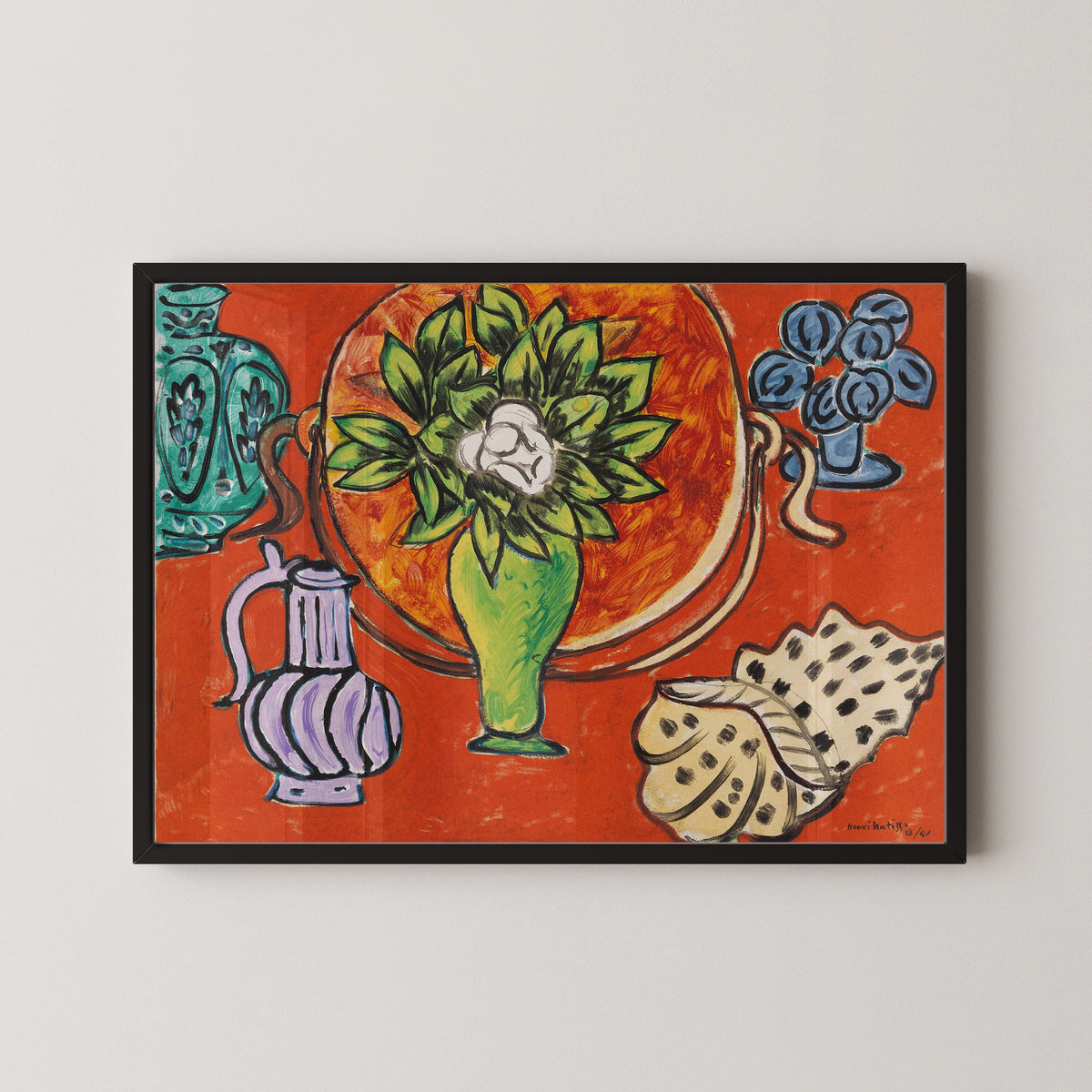 Henri Matisse — Still Life with Magnolia | Fine Art Print - 9ArtPrints