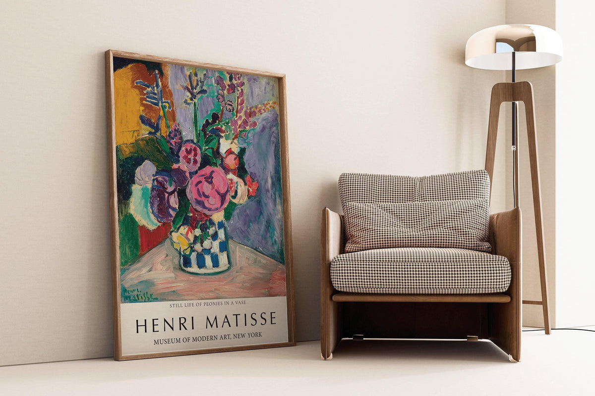 Henri Matisse - Still Life with Peonies | Famous Painting