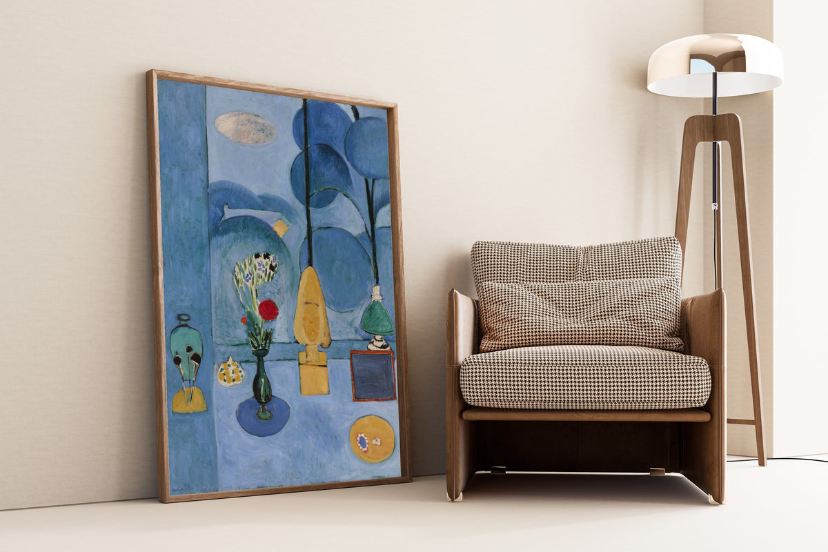 Henri Matisse — The Blue Window (La Glace sans tain) | Fine Art Print - 9ArtPrints