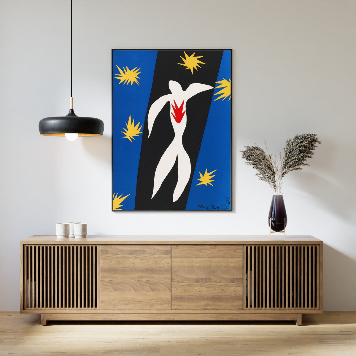 Henri Matisse — The Fall of Icarus | Papiers Découpés Fine Art Print - 9ArtPrints