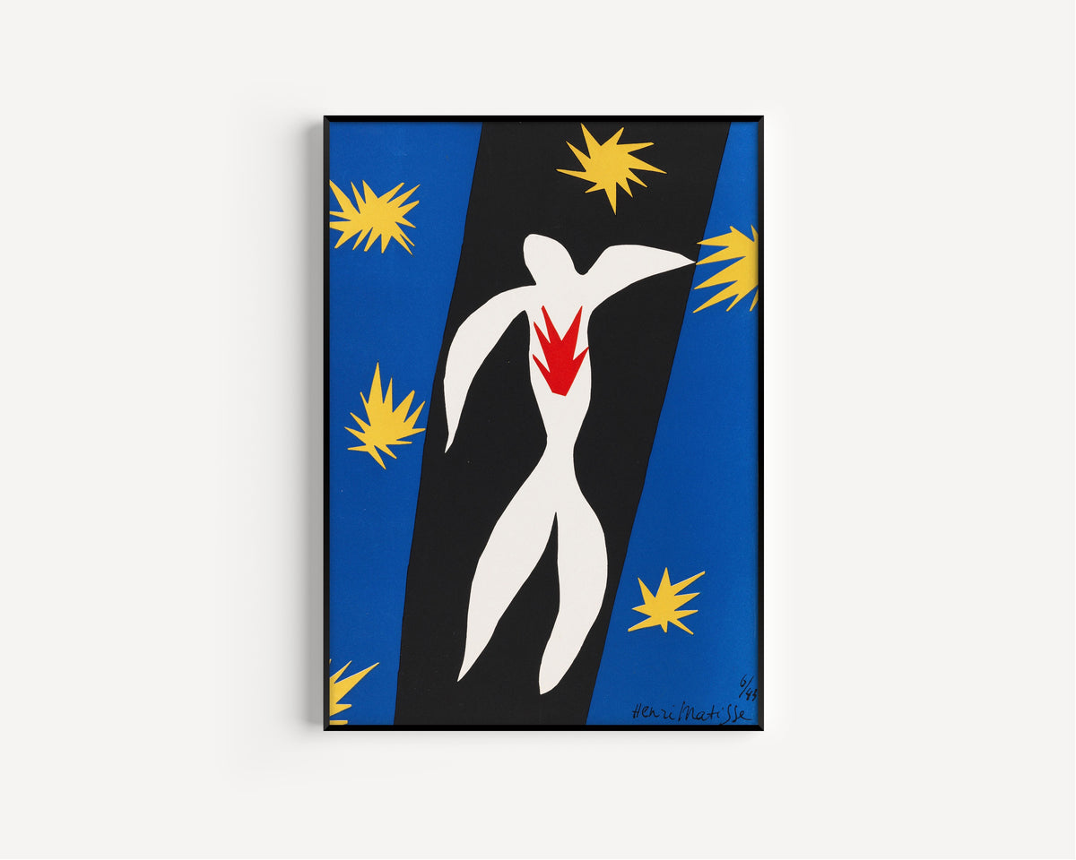 Henri Matisse — The Fall of Icarus | Papiers Découpés Fine Art Print - 9ArtPrints