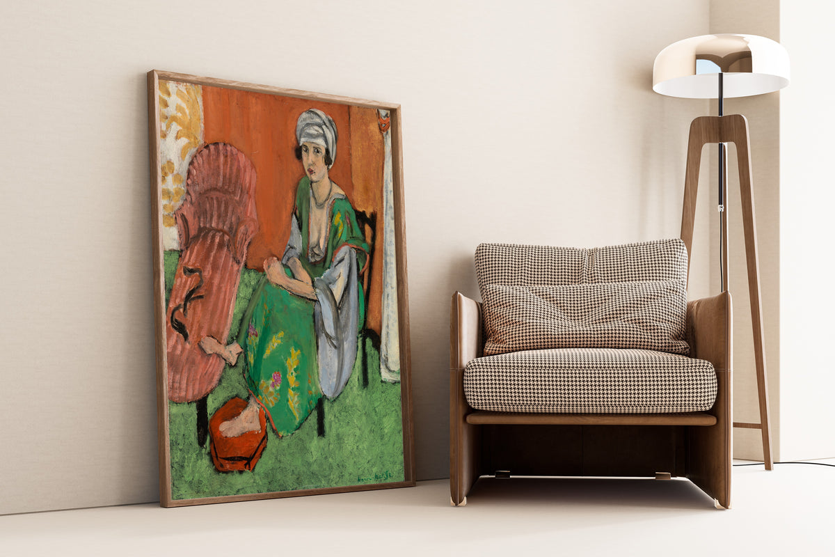 Henri Matisse — The Green Dress | Fine Art Print - 9ArtPrints