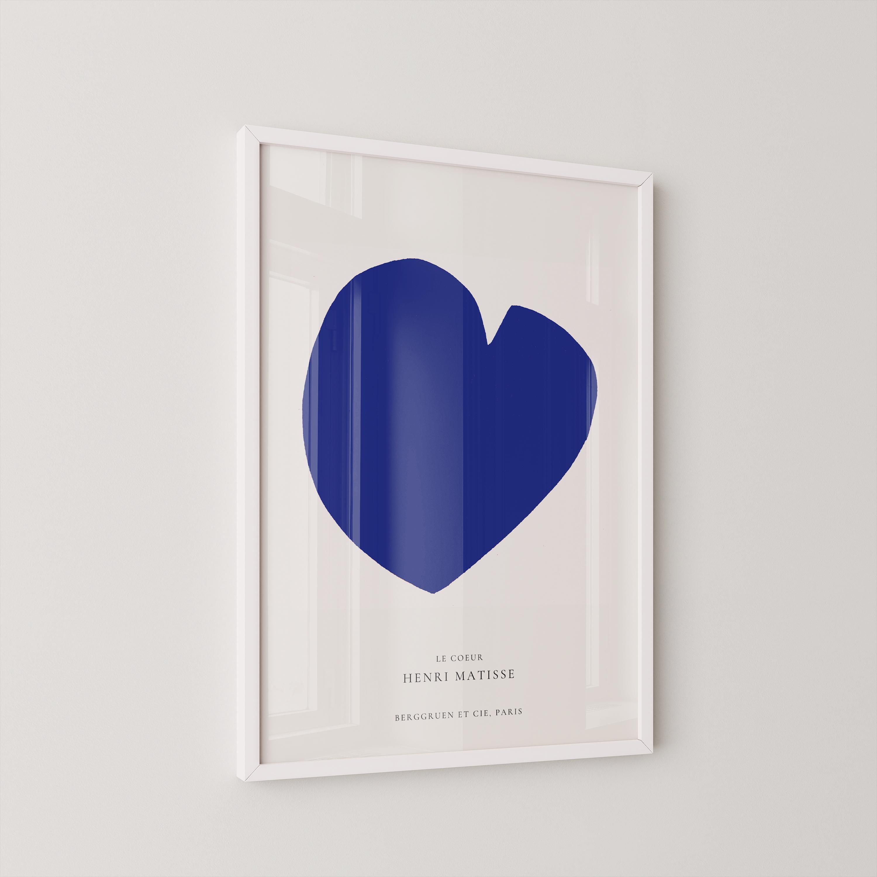 Henri Matisse - The Heart (Le Coeur) | Our Customer Favorite Famous Art in Now in Deep Blue