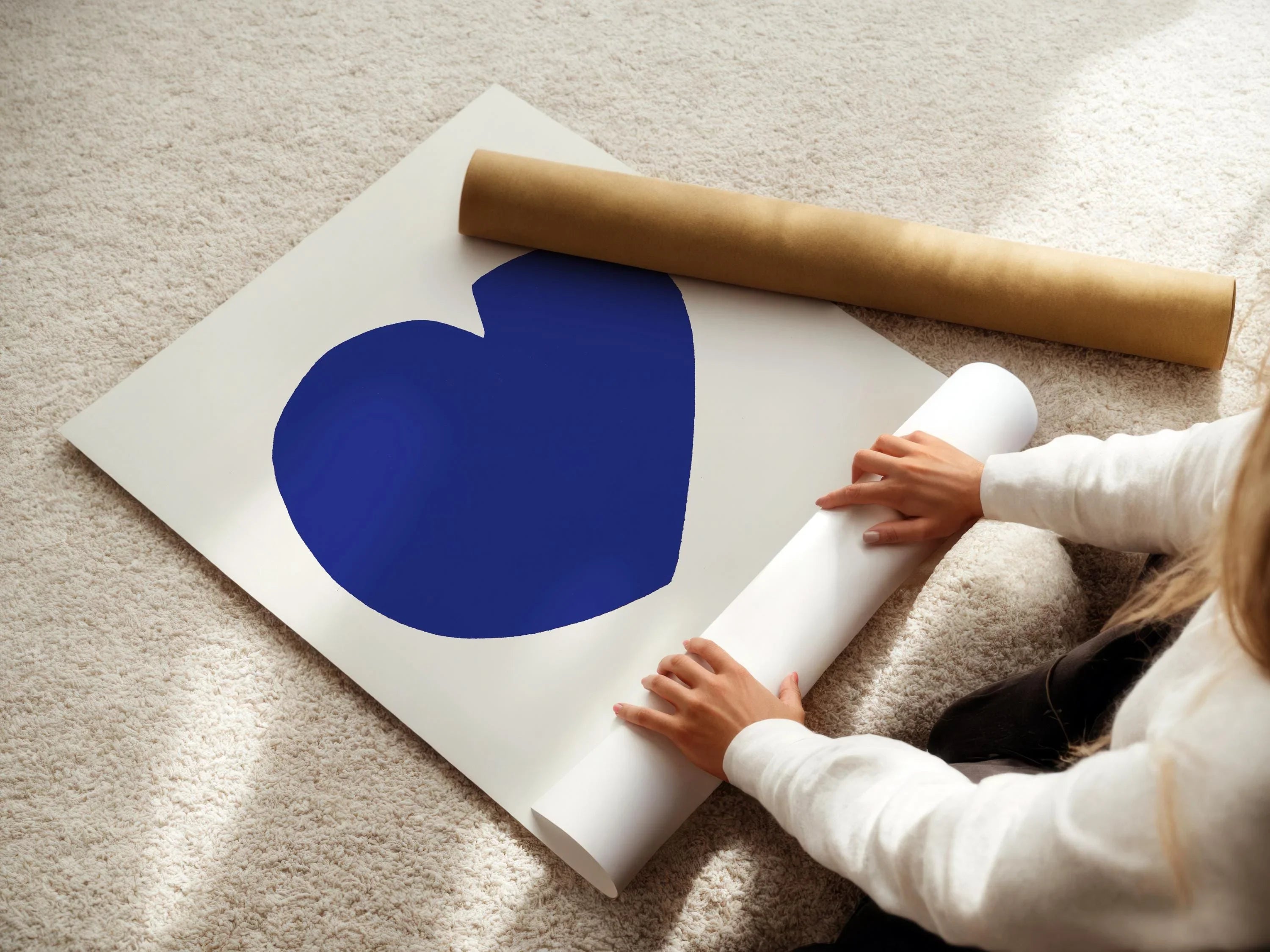 Henri Matisse - The Heart (Le Coeur) | Our Customer Favorite Famous Art in Now in Deep Blue