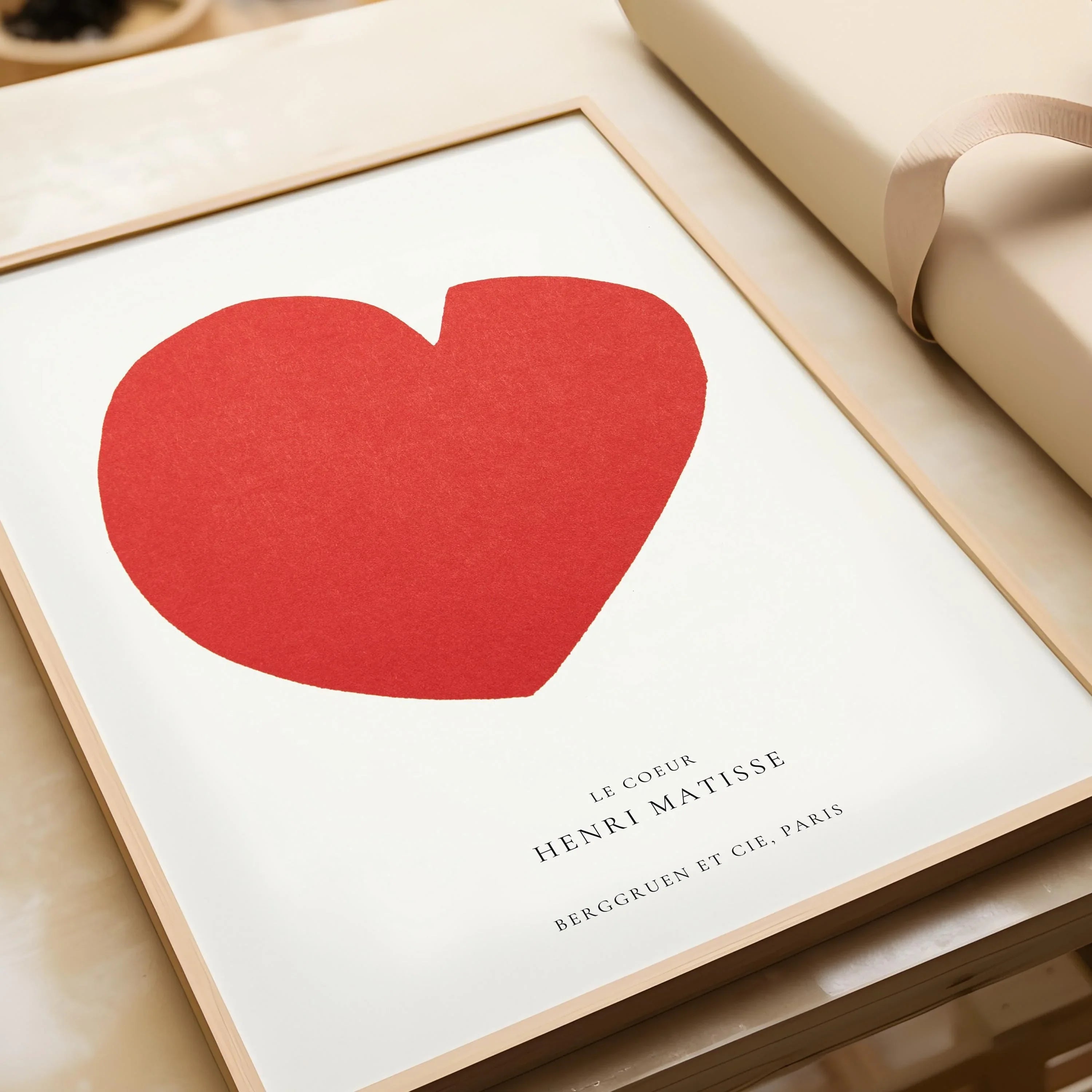 Henri Matisse - The Heart (Le Coeur) | Our Customer Favorite Famous Art in Red