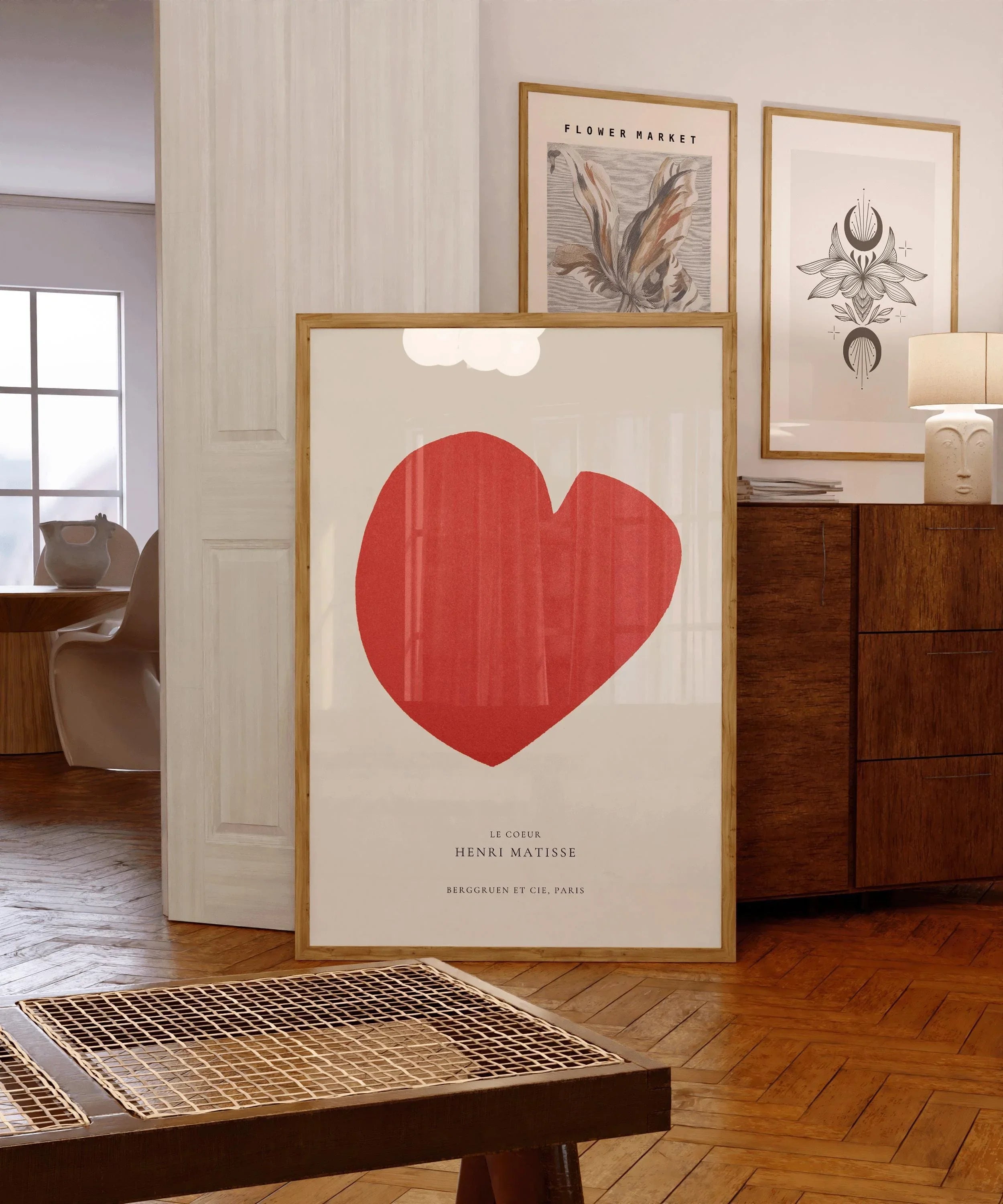 Henri Matisse - The Heart (Le Coeur) | Our Customer Favorite Famous Art in Red