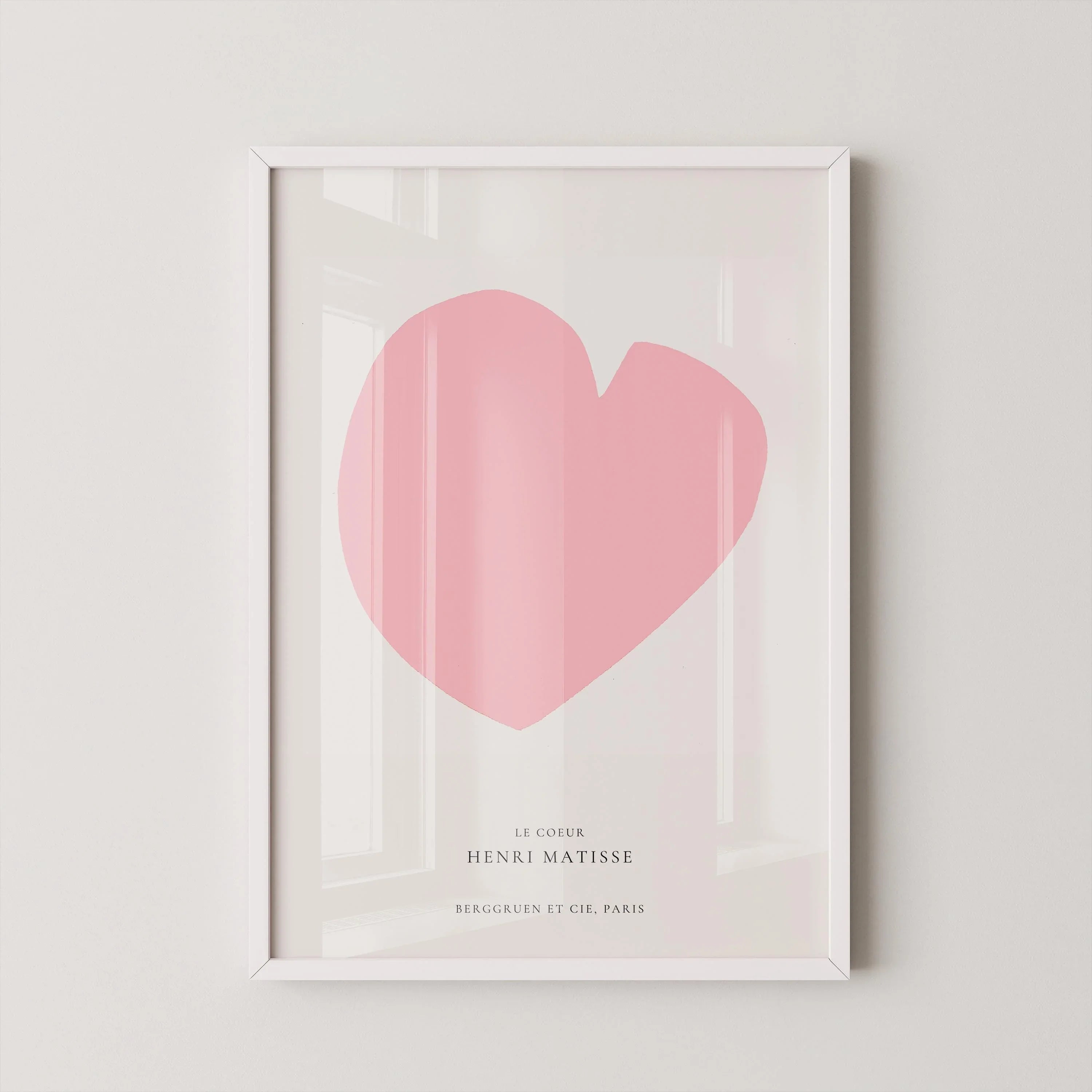 Henri Matisse - The Heart (Le Coeur) Pink | Midcentury Modern Art | Not Gonna Lie, This Might Be Our Best Poster Yet | Available framed - 9ArtPrints