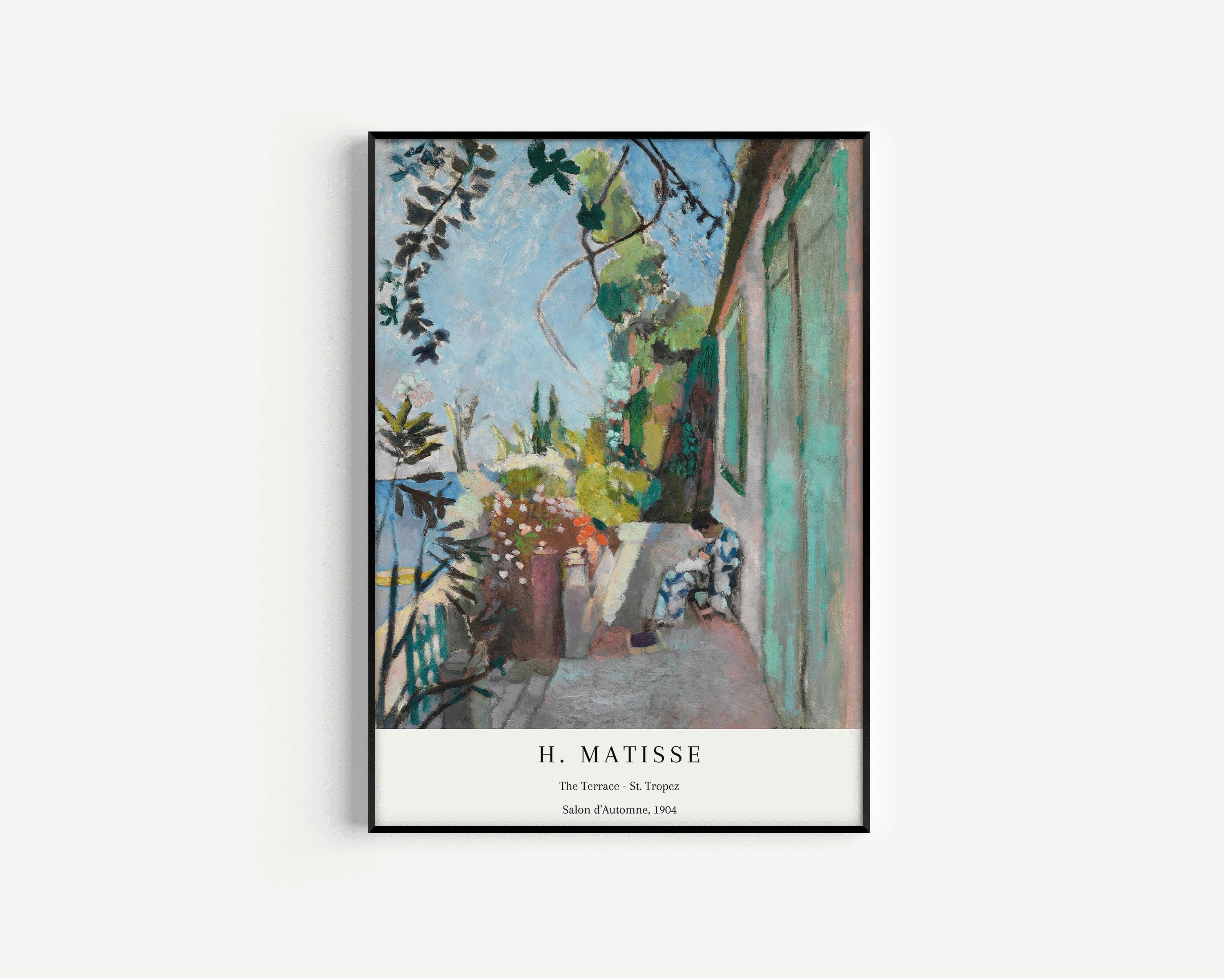 Henri Matisse - The Terrace St. Tropez | Famous Painting (available handframed or unframed) - 9ArtPrints