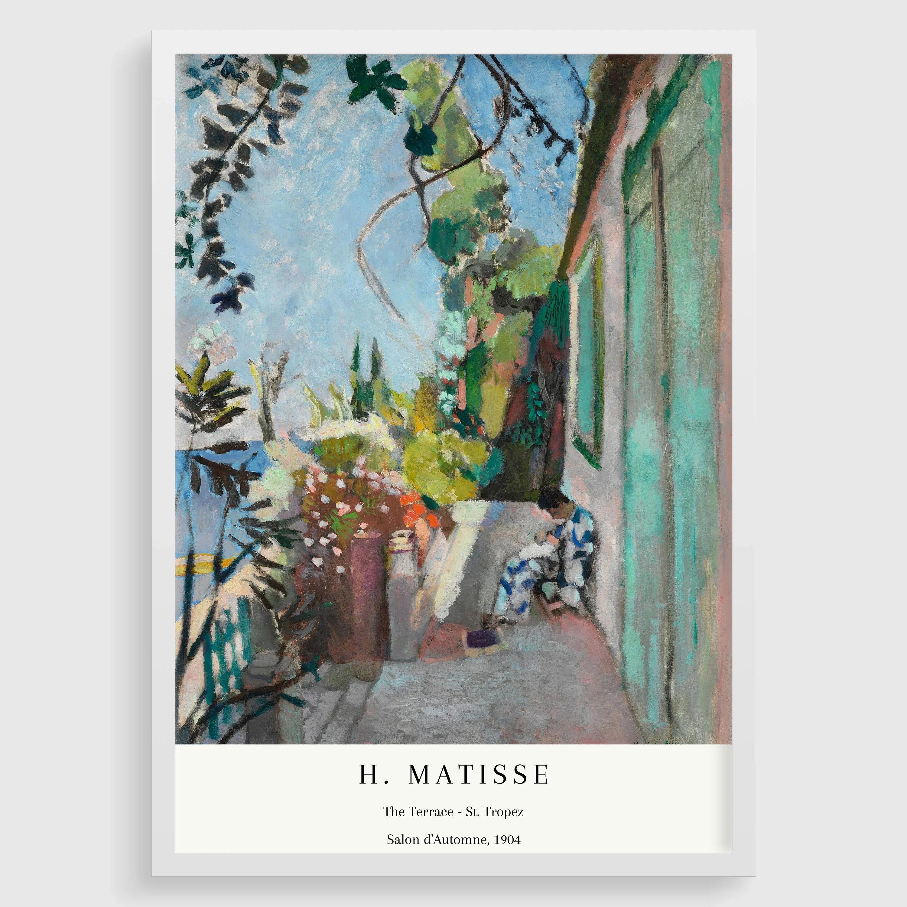 Henri Matisse - The Terrace St. Tropez | Famous Painting