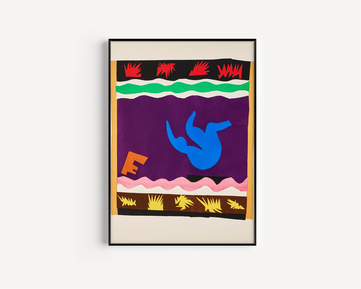 Henri Matisse — The Toboggan | Papiers Découpés Fine Art Print - 9ArtPrints