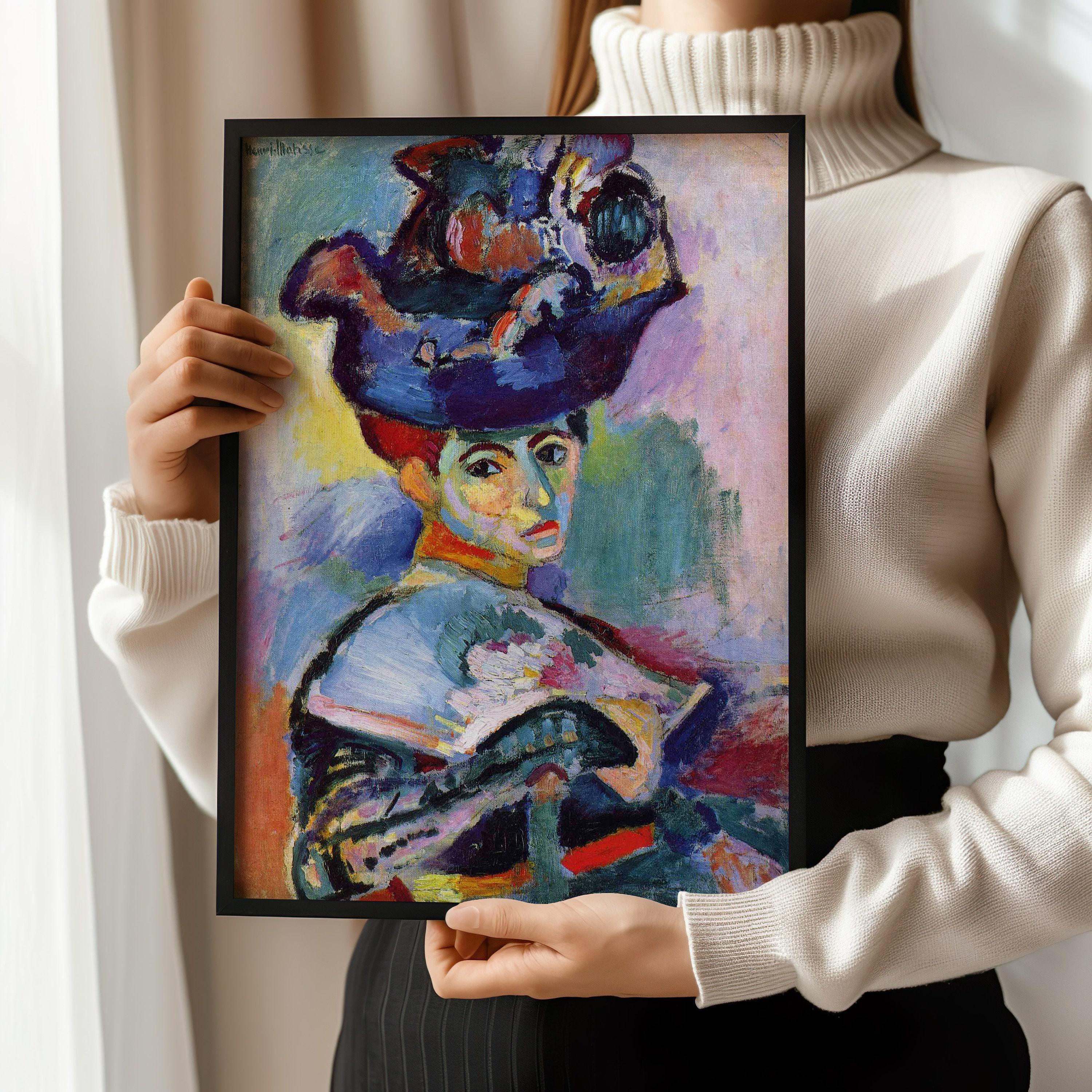 Henri Matisse - Woman with a Hat | Famous Art Madame Matisse (available handframed or unframed) - 9ArtPrints