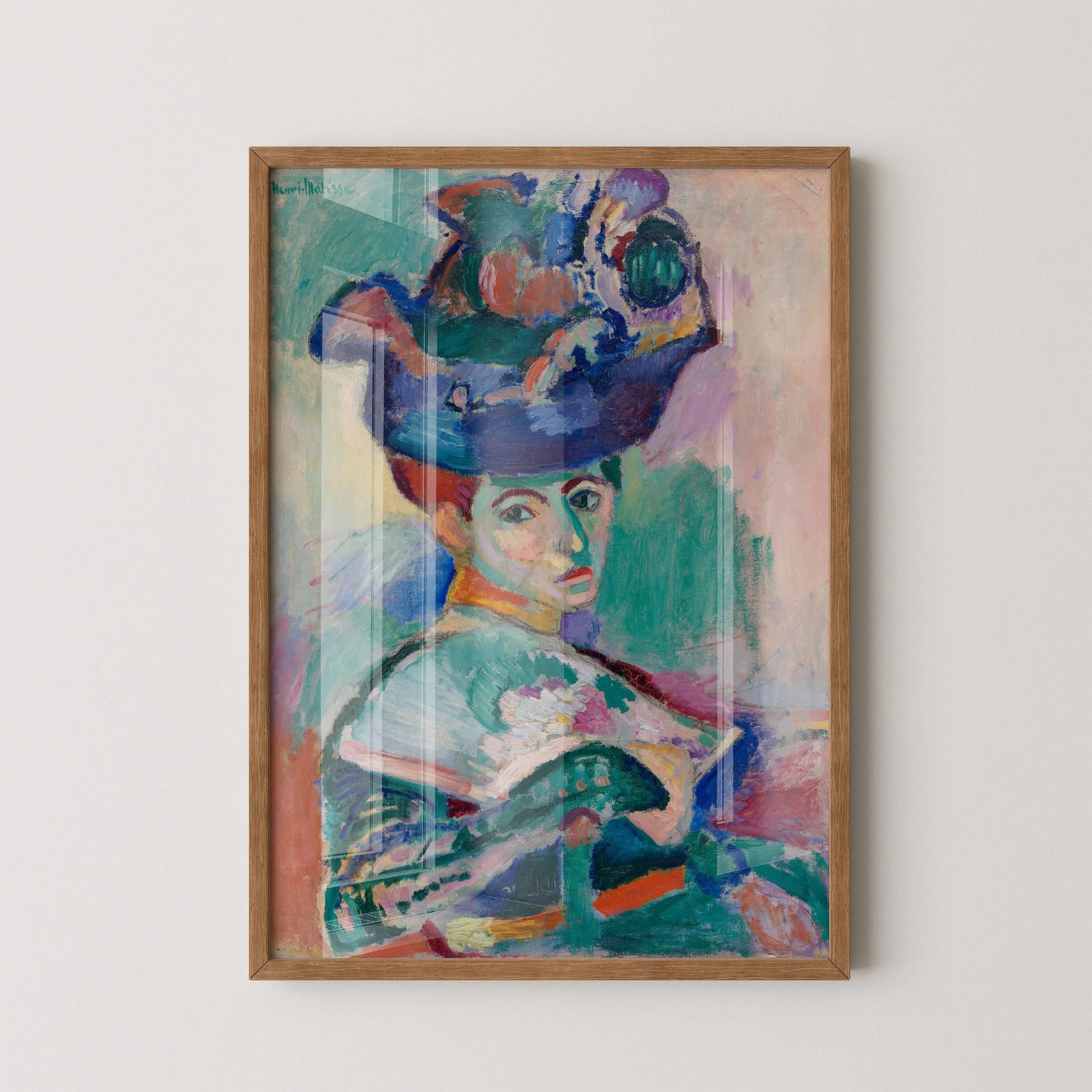 Henri Matisse - Woman with a Hat | Famous Art Madame Matisse