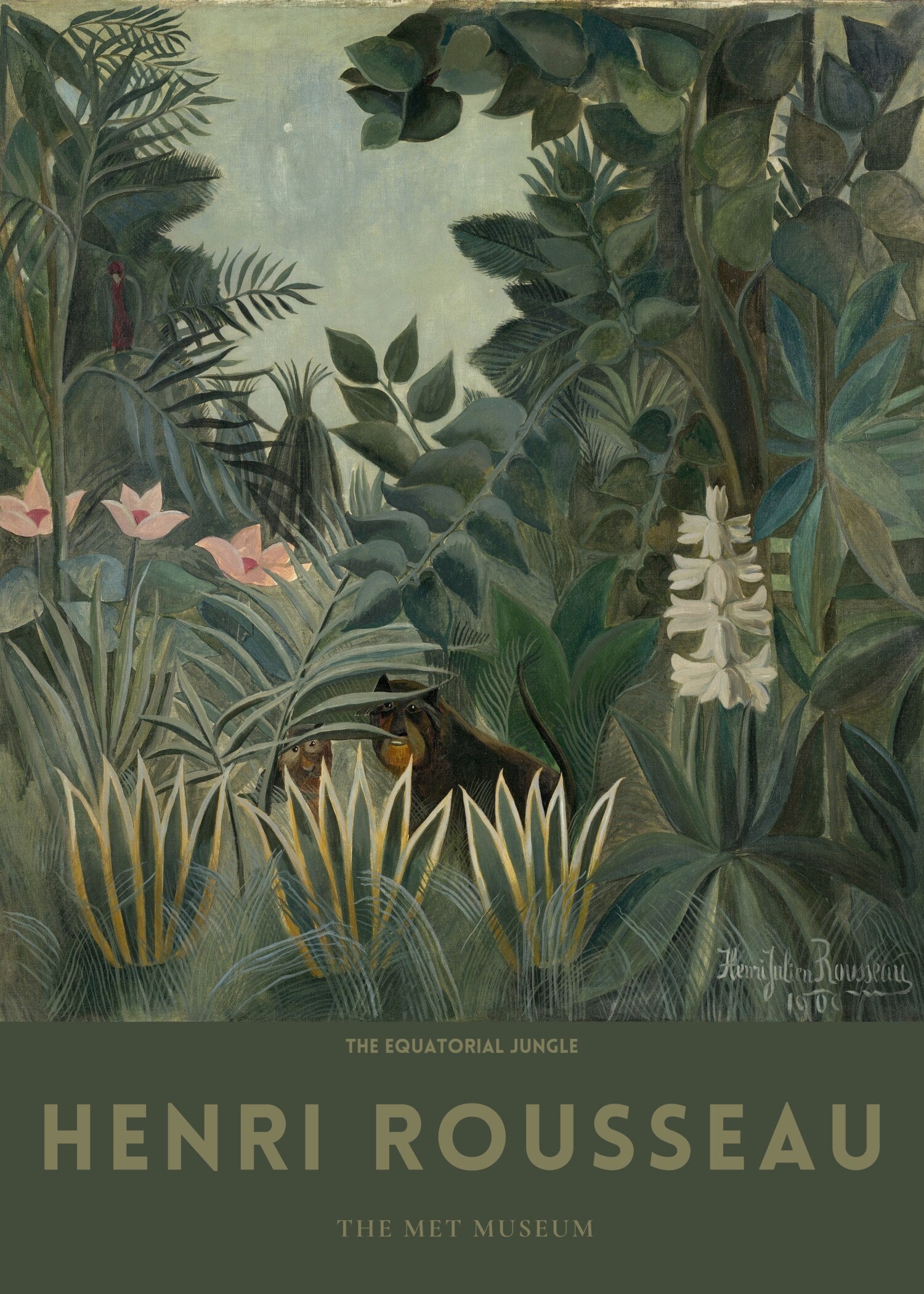 Henri Rousseau — The Equatorial Jungle | Fine Art Print - 9ArtPrints
