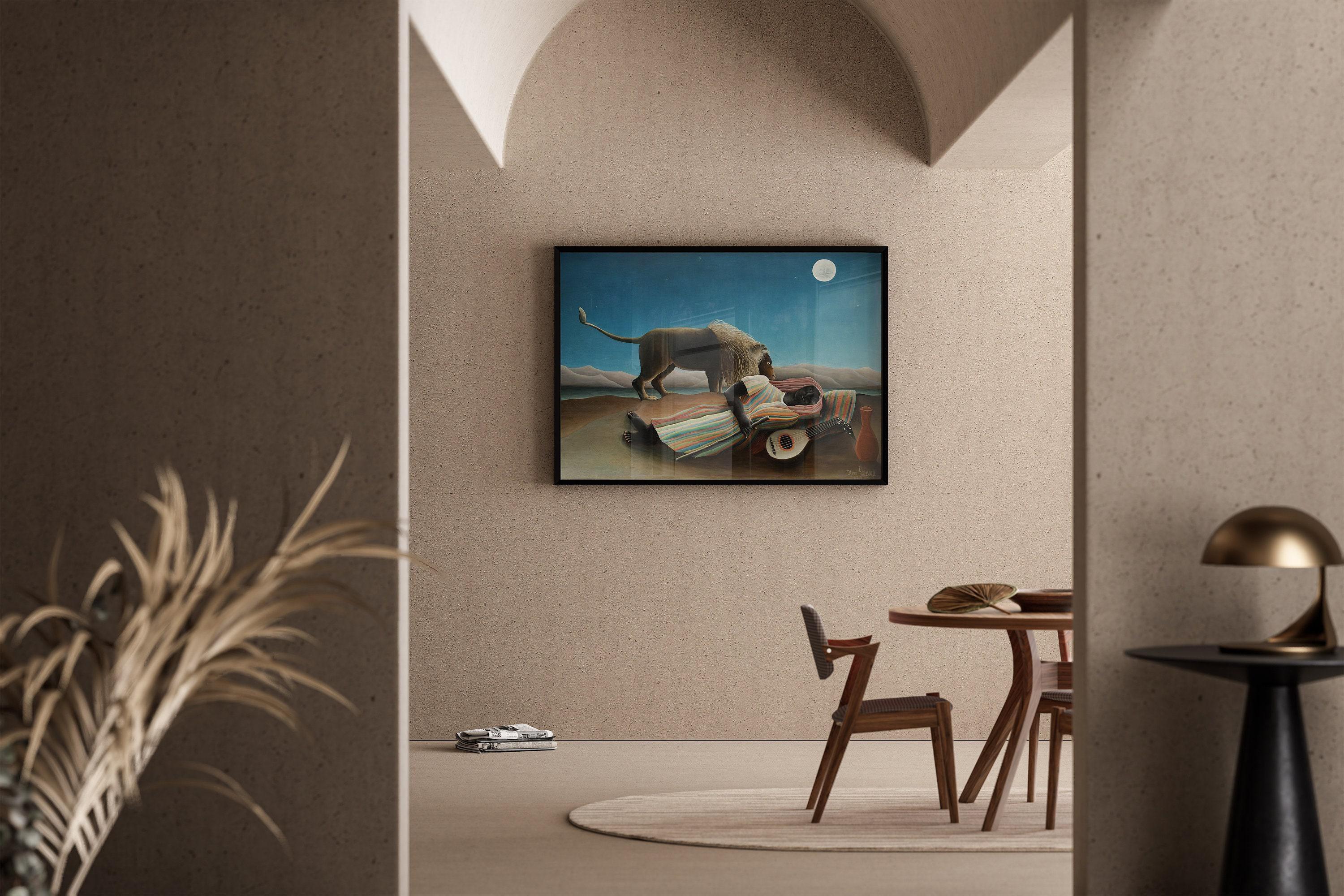 Henri Rousseau - The Sleeping Gypsy | Famous Art (available handframed or unframed) - 9ArtPrints