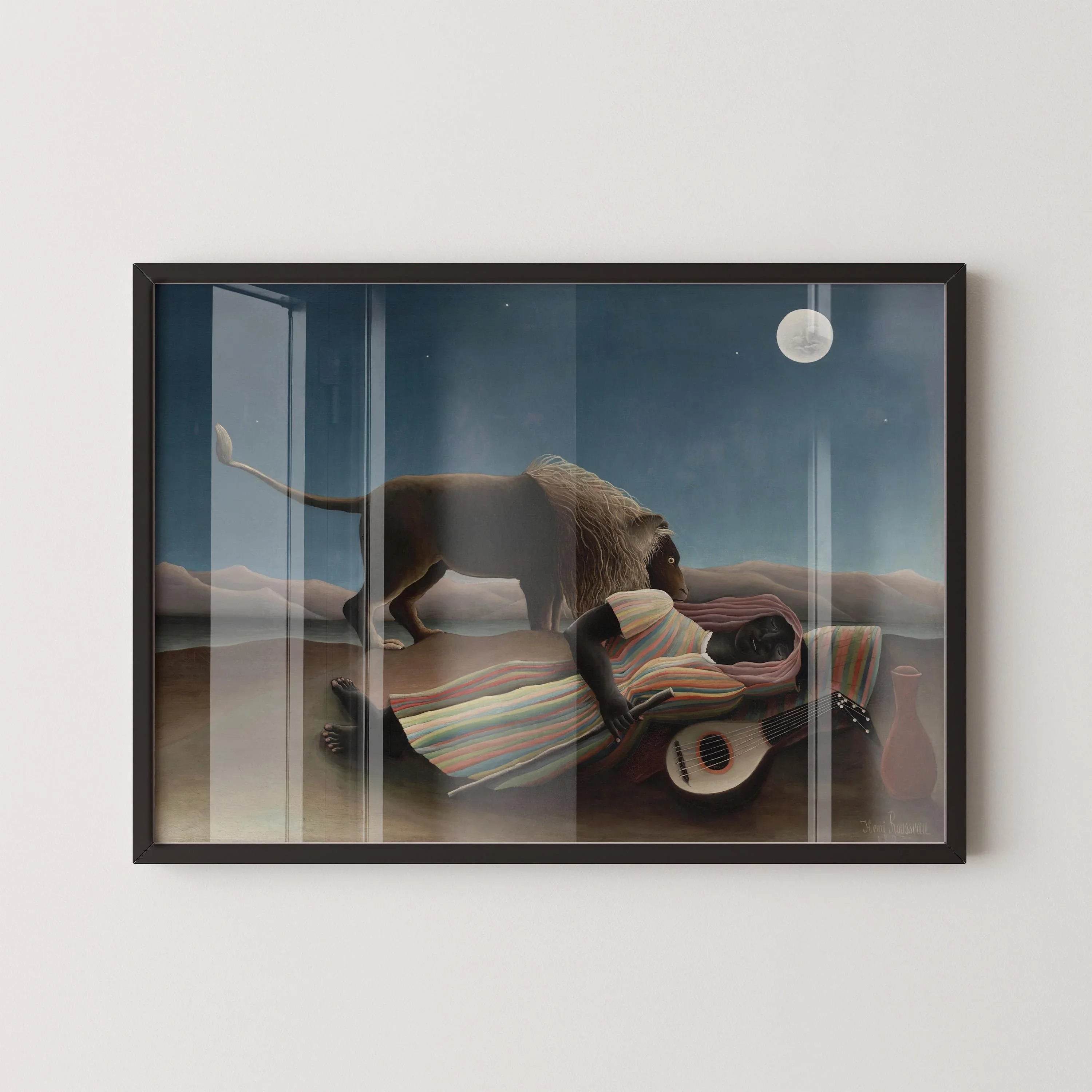 Henri Rousseau - The Sleeping Gypsy | Famous Art