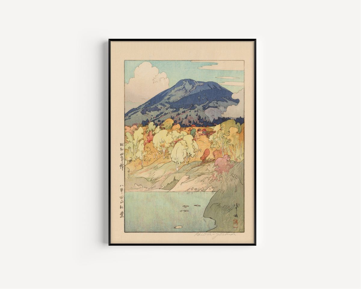 Hiroshi Yoshida — Autumn in Hakkōda | Japanese Woodblock Print (Shin Hanga) - 9ArtPrints