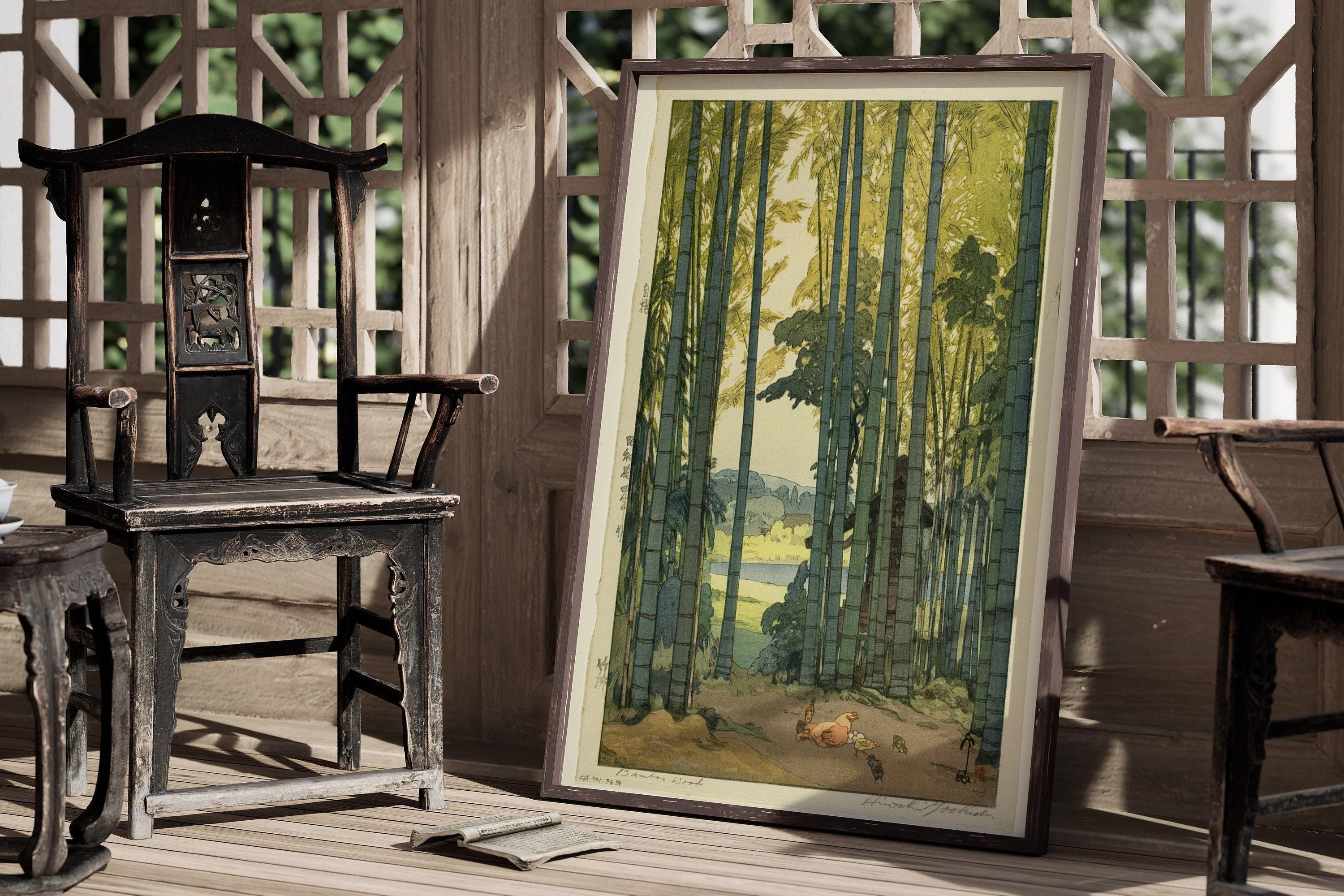 Hiroshi Yoshida Bamboo Forest Print: Japanese Woodblock Art - 9ArtPrints