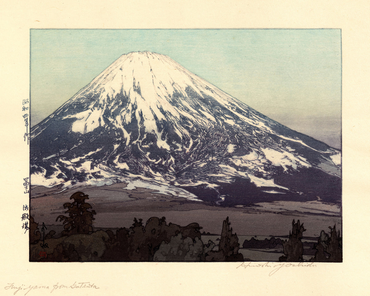 Hiroshi Yoshida — Fujiyama from Gotemba | Japanese Woodblock Print (Shin Hanga) - 9ArtPrints