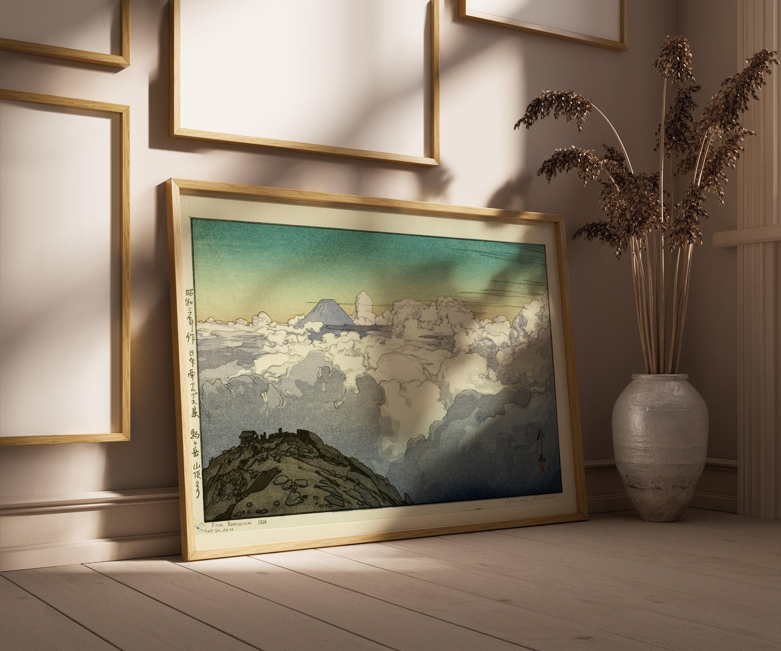 Hiroshi Yoshida Komagatake Mountain Giclee Print: Vintage Japanese Woodblock Art - 9ArtPrints