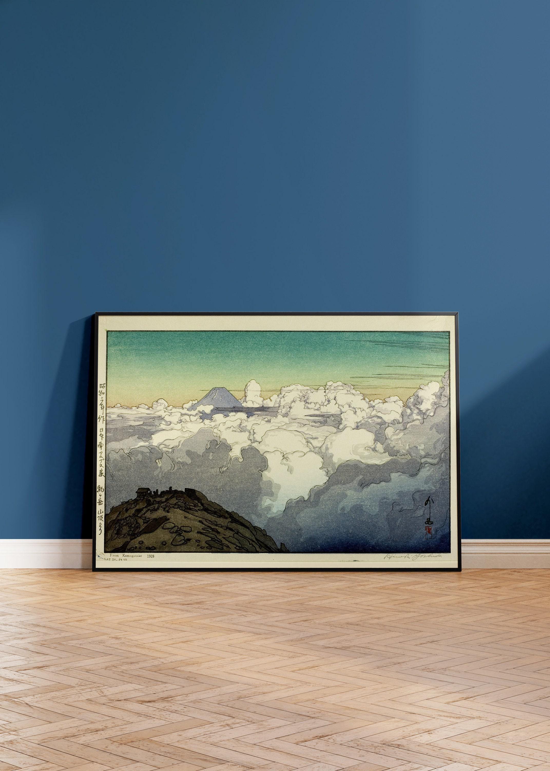 Hiroshi Yoshida Komagatake Mountain Giclee Print: Vintage Japanese Woodblock Art - 9ArtPrints