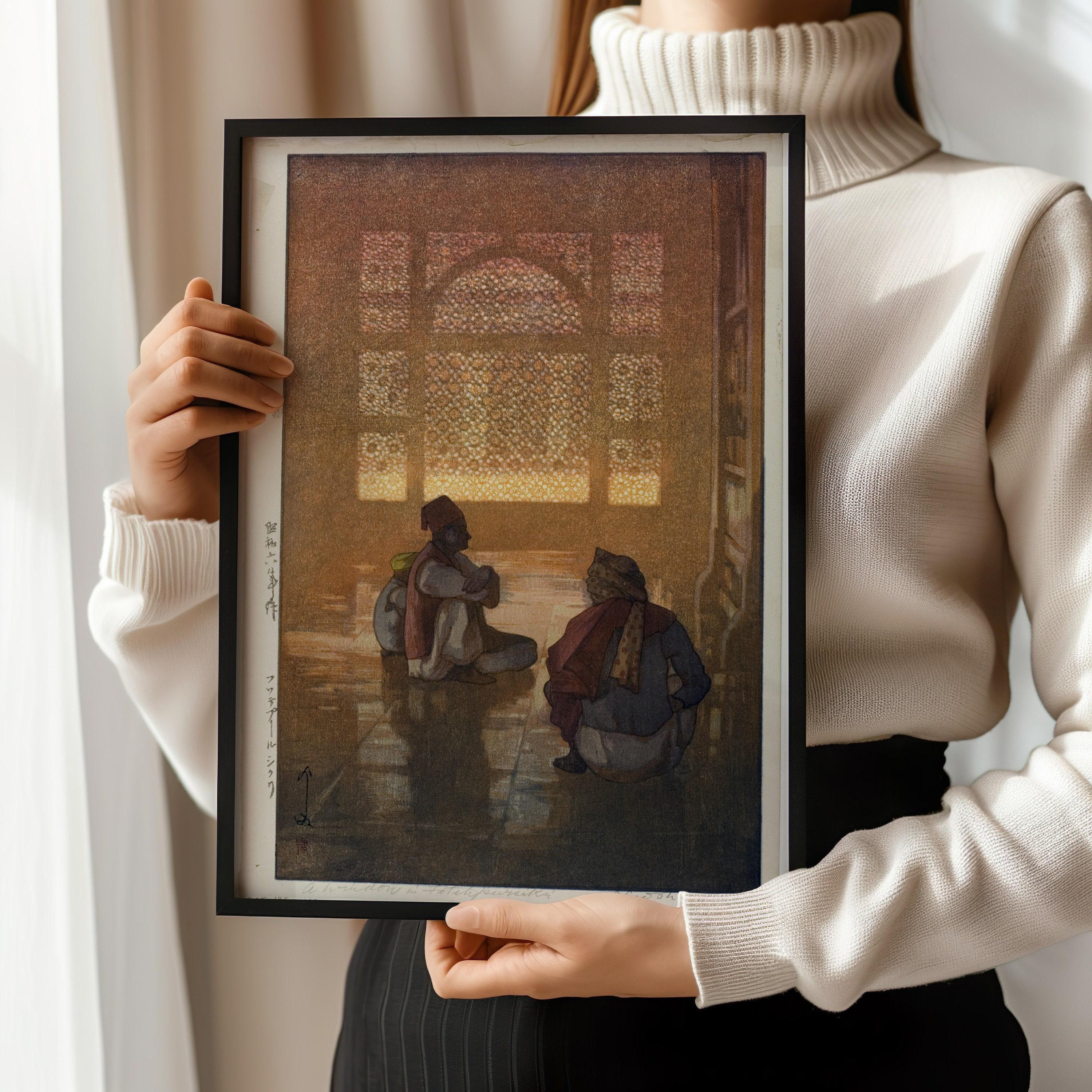 Hiroshi Yoshida Print: Fatehpur Sikri India, Vintage Japanese Woodblock Art - 9ArtPrints