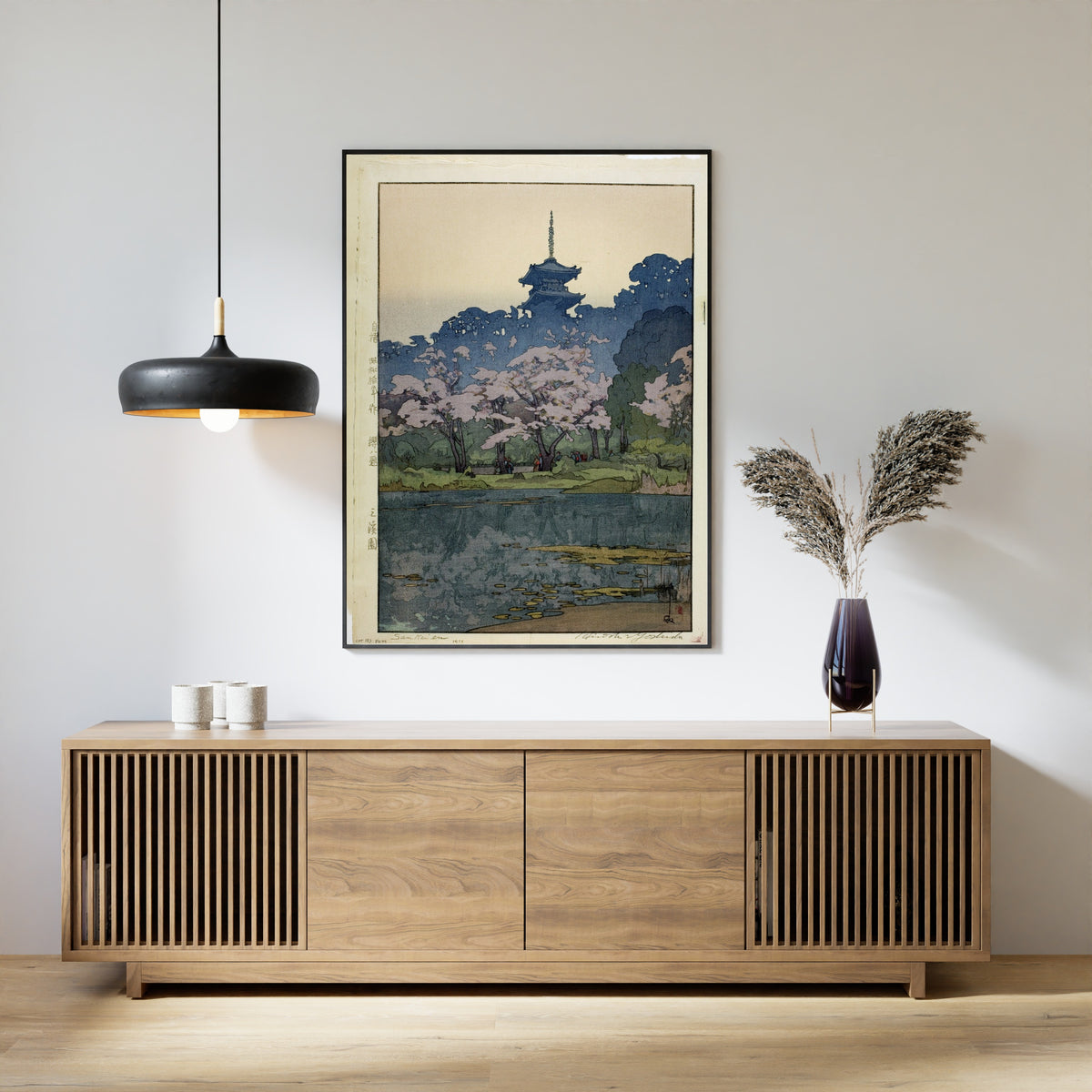 Hiroshi Yoshida Senkeien Print: Vintage Japanese Woodblock Art - 9ArtPrints