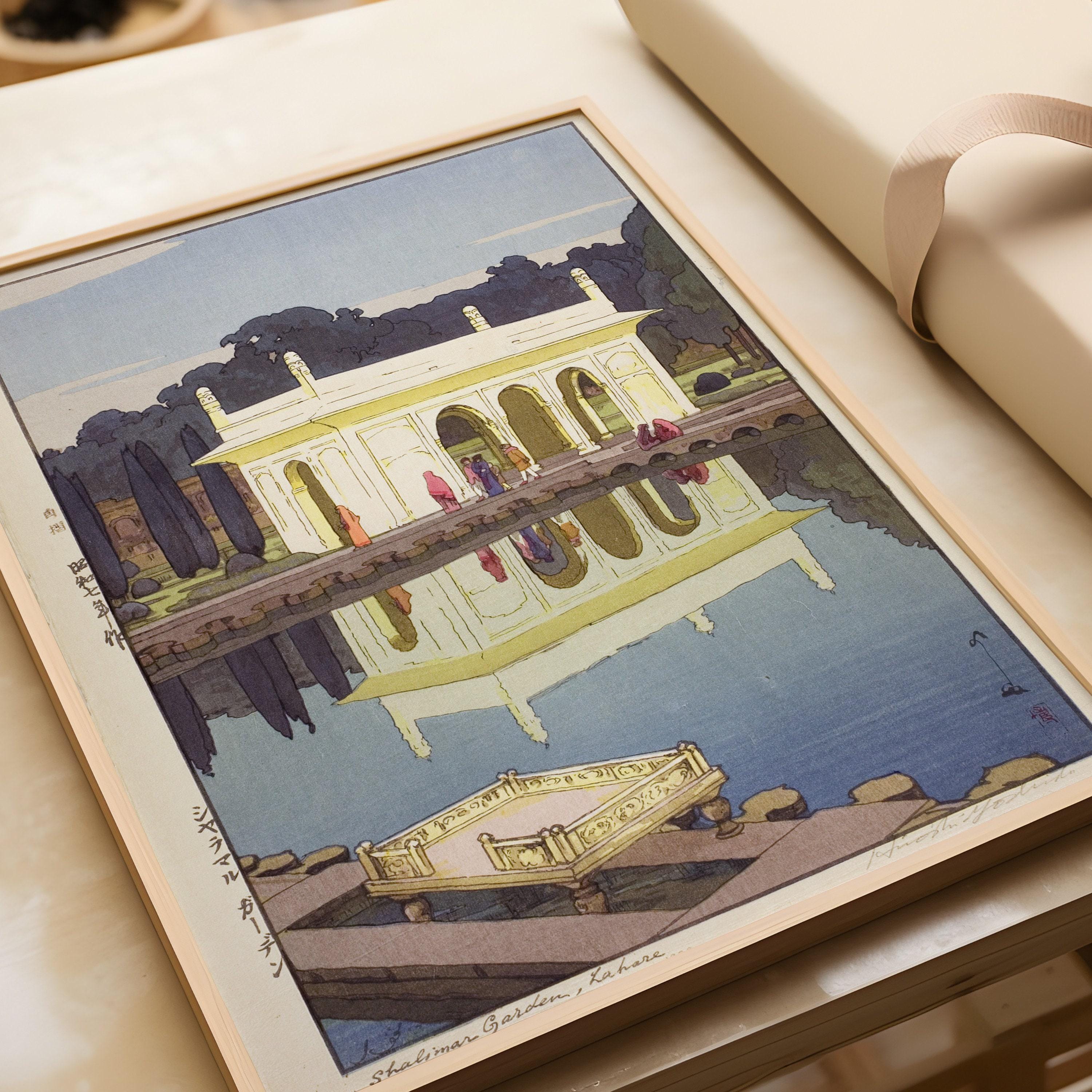 Hiroshi Yoshida Shalimar Gardens Print: Vintage Japanese Woodblock Art - 9ArtPrints