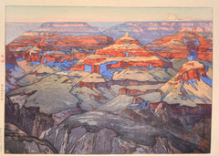 Hiroshi Yoshida — The Grand Canyon | Japanese Woodblock Print (Shin Hanga)