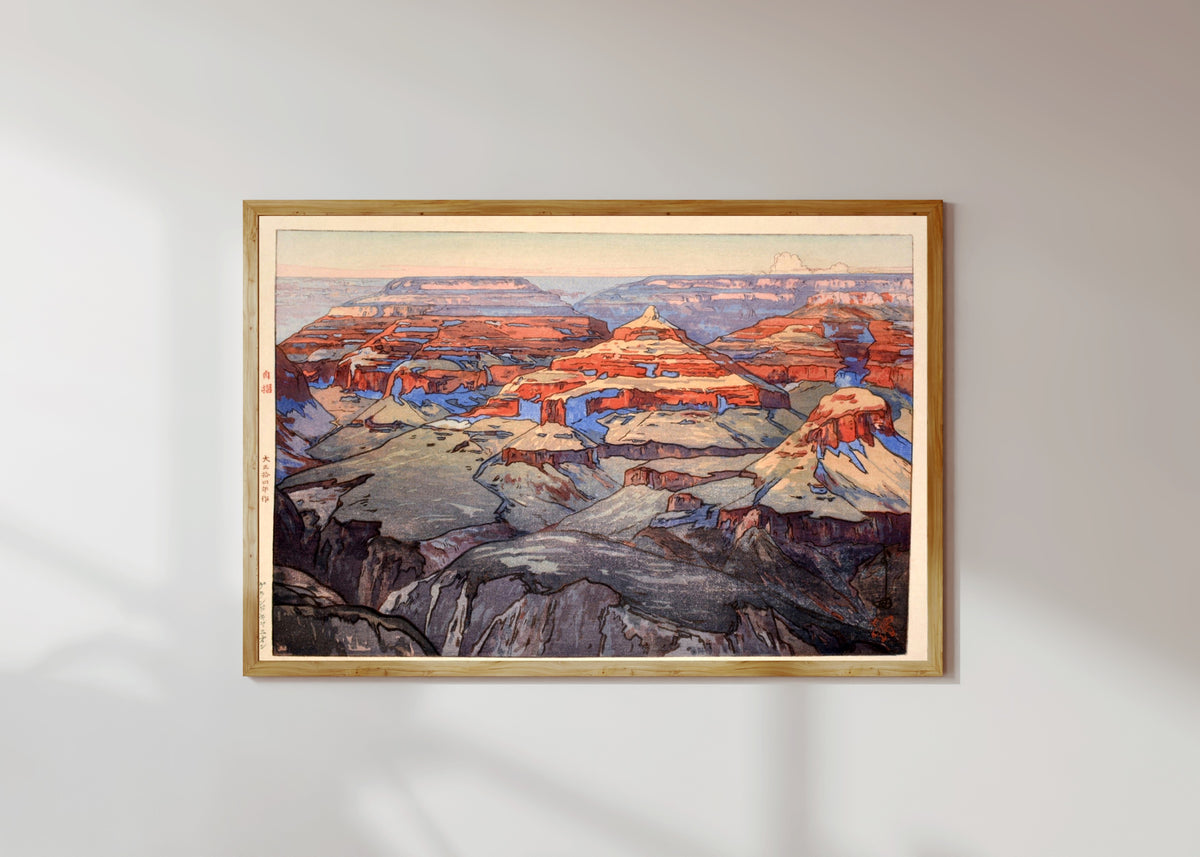 Hiroshi Yoshida — The Grand Canyon | Japanese Woodblock Print (Shin Hanga)