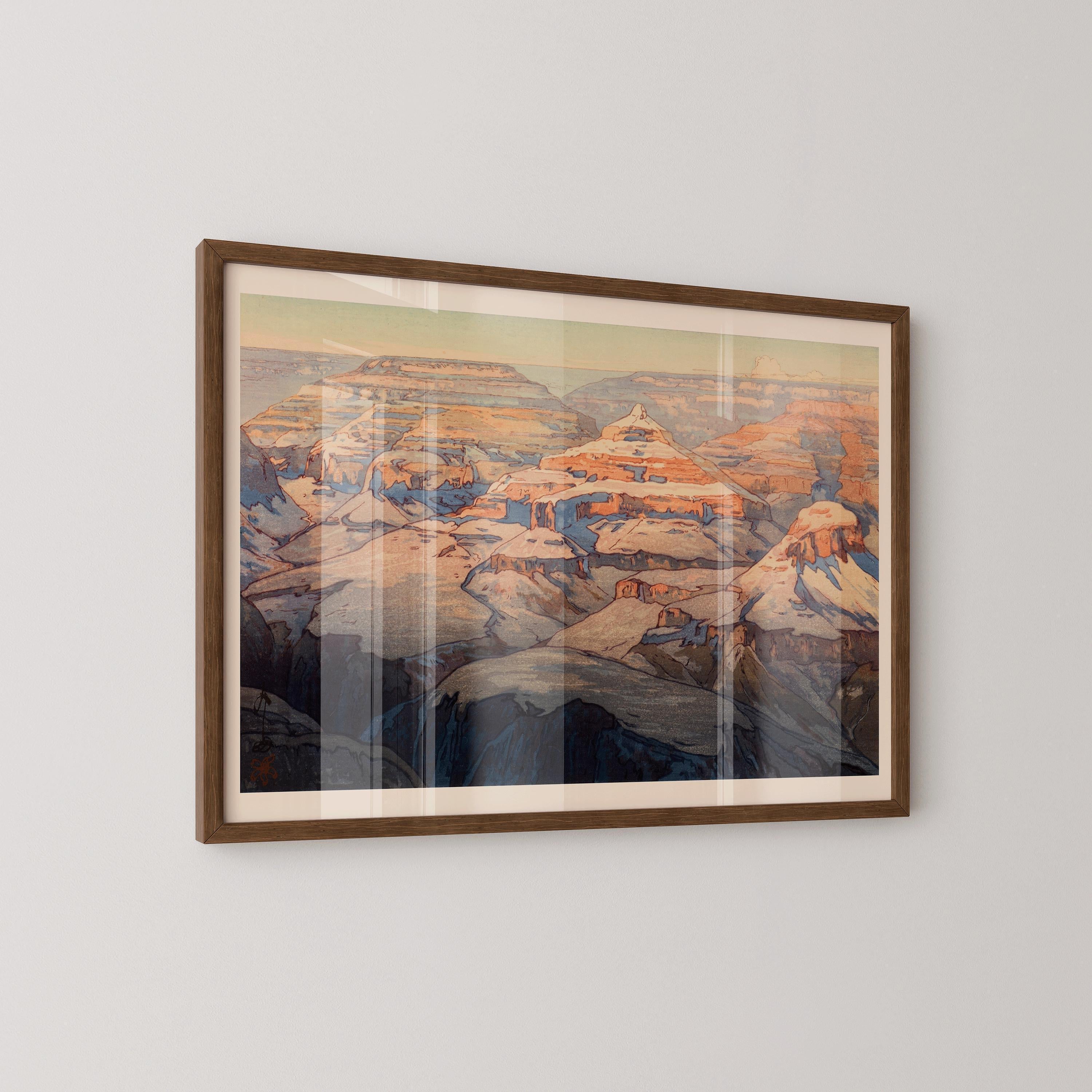 Hiroshi Yoshida – The Grand Canyon | PRINT | Vintage Japanese Woodblock Art