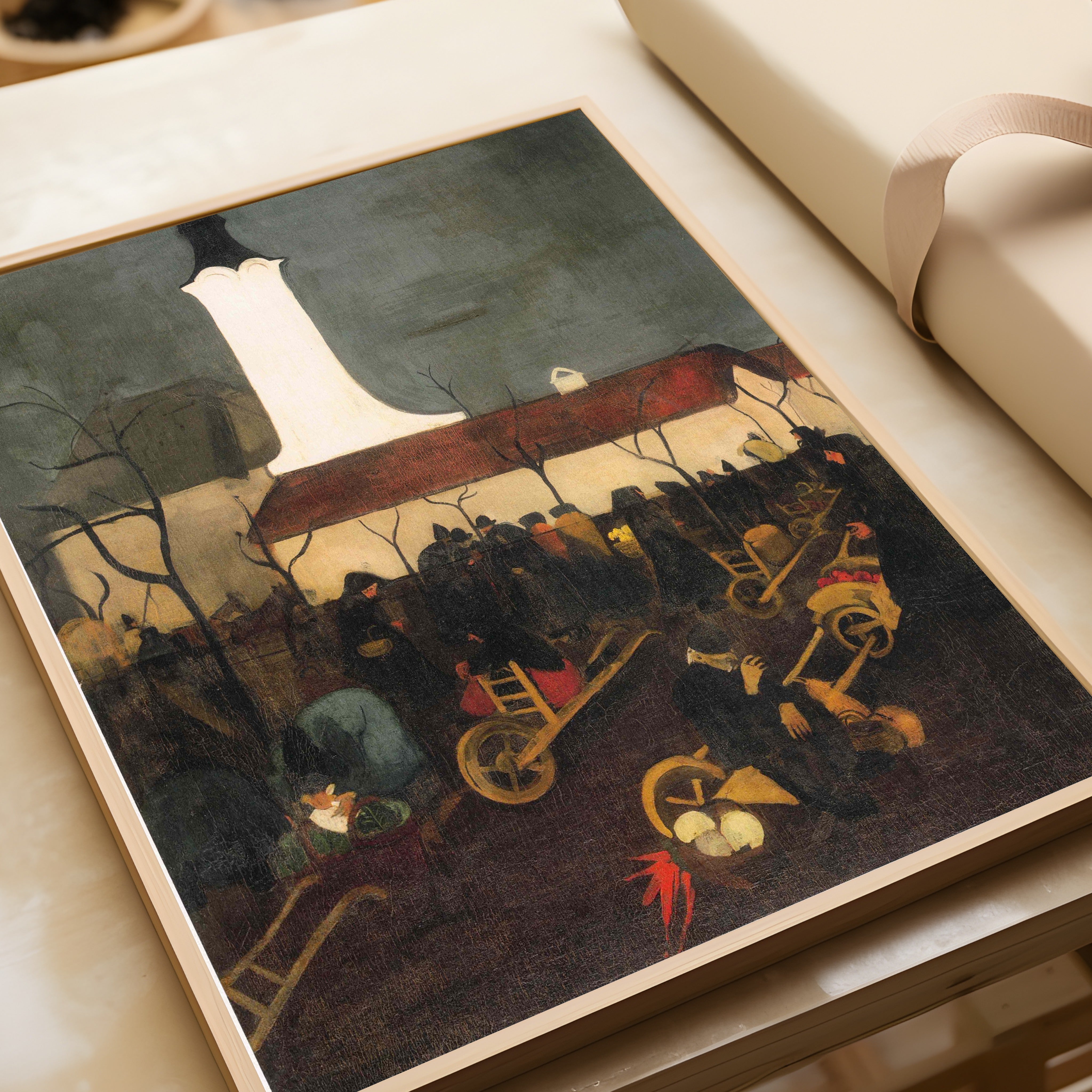 Amrita Sher-Gil — Hungarian Village Market | Fine Art Giclée Print